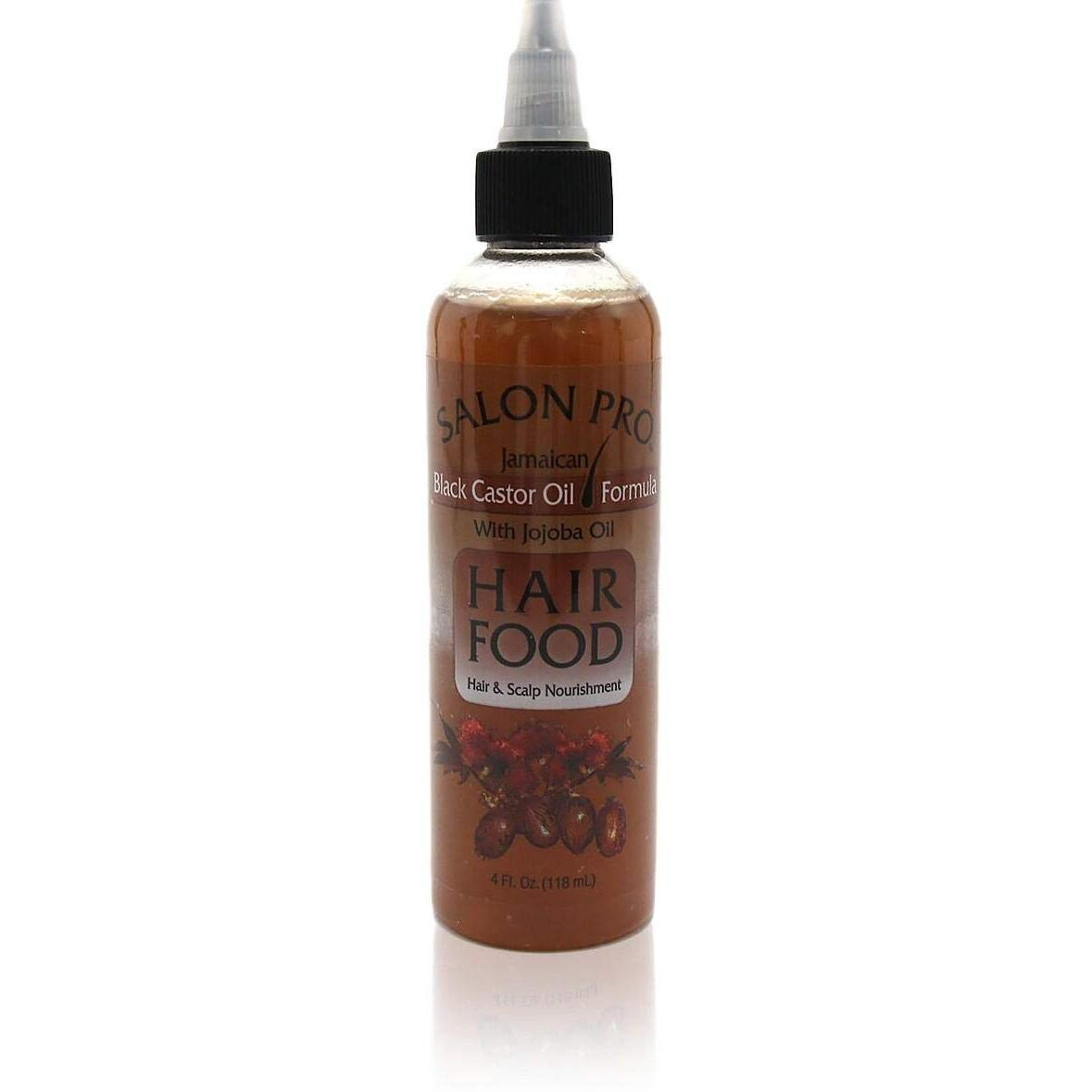 Salon Pro [Black Castor Oil Formula With Jojoba Oil Hair Food 4 Oz Pack Of 2