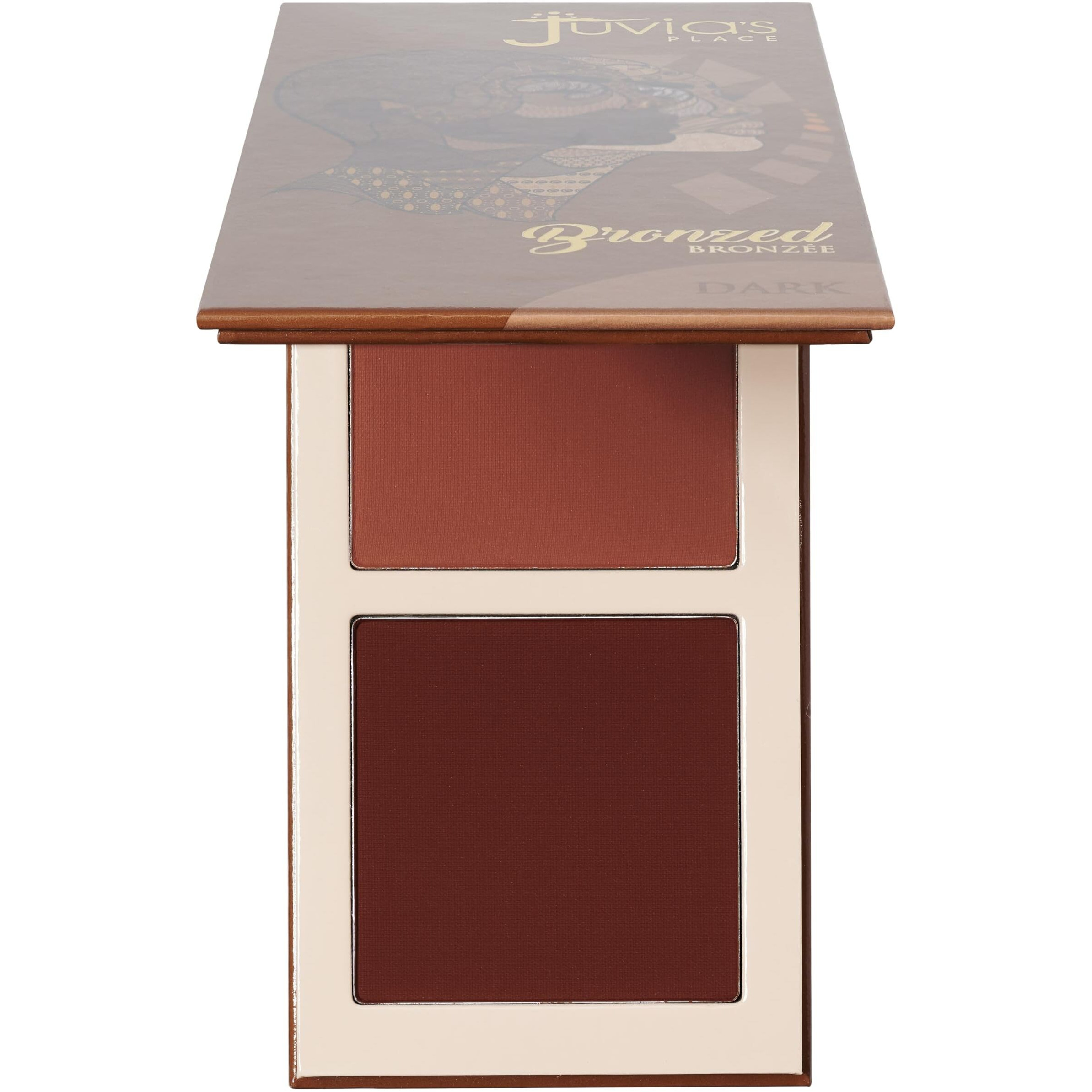 Juvia's Place Bronzed Duo Bronzer Medium - Soft Matte Bronzer  Contour Powder  Bronzer Pressed Powder  Long-Wearing & Buildable Bronzing Powder - Suitable For Medium Skin Tone