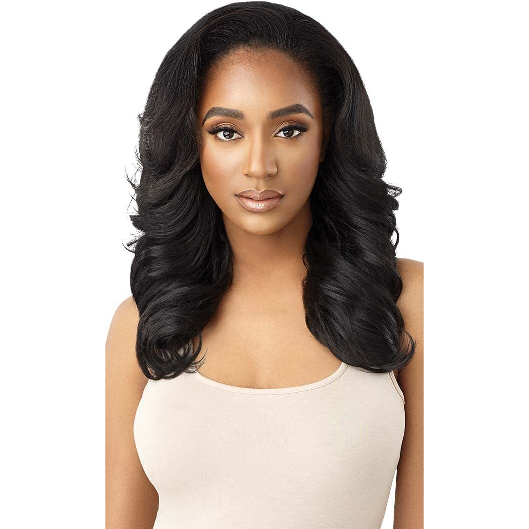 Outre Synthetic Quick Weave Wig - Neesha H305 (Color2 Dark Brown)