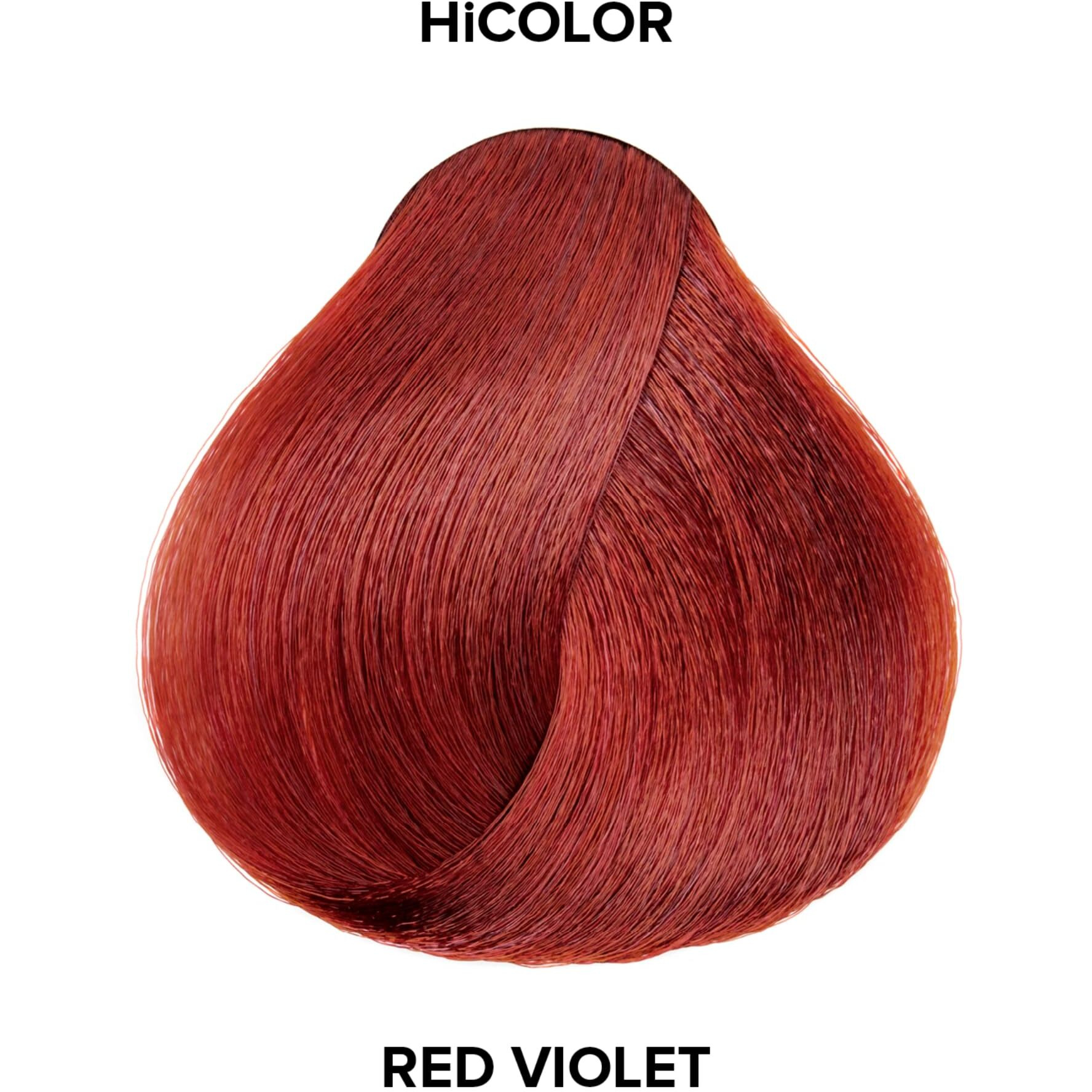 L'OrAl Technique Hicolor Violet & Blacks Permanent Hair Color | Anti-Breakage Ceramide R Complex | Multi-Lift With No Brassiness | For Dark Bases | Long Lasting Color | Red Violet