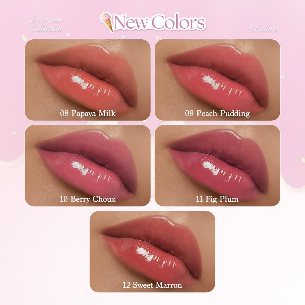 Dasique Juicy Dewy Tint (11 Fig Plum) 0.12 Oz | Light Application With Moisture | Long-Wearing Glossy Lip Stain  Non-Sticky | Vegan  Cruelty-Free | K-Beauty