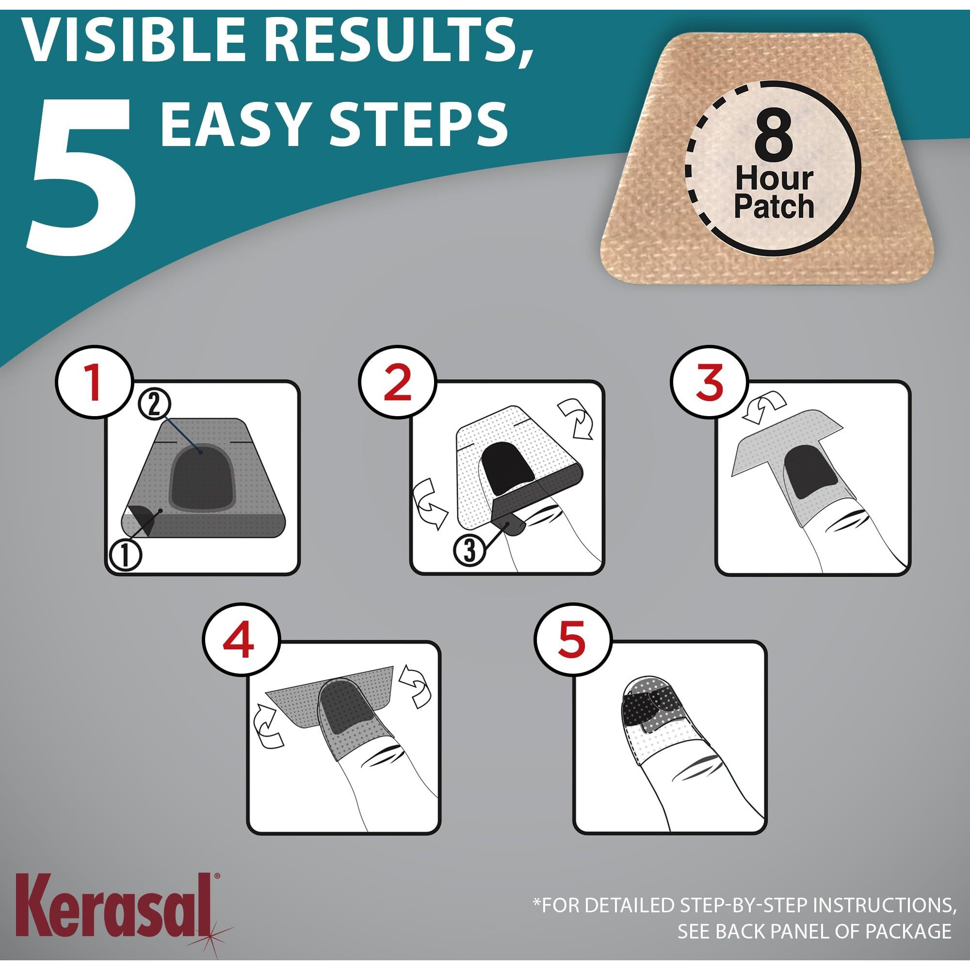 Kerasal Multi-Purpose Nail Repair Patches 14Ct And Pack Of 5 Files