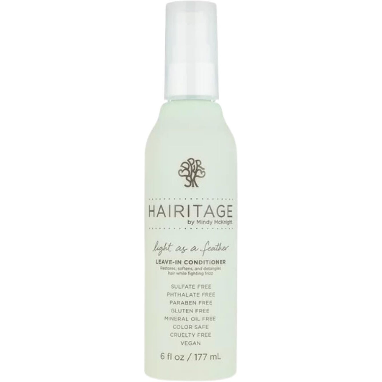 Hairitage Leave-In Conditioner Spray - Leave-In Hair Treatment - Detangles + Fortifies - Reduces Breakage + Deep Conditions  6 Fl Oz