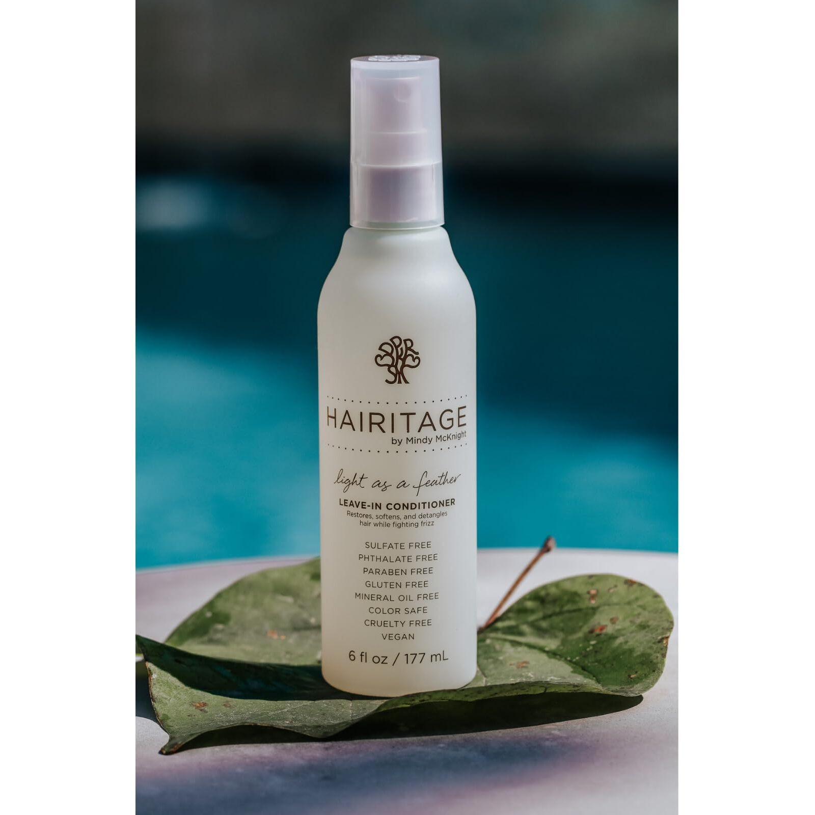 Hairitage Leave-In Conditioner Spray - Leave-In Hair Treatment - Detangles + Fortifies - Reduces Breakage + Deep Conditions  6 Fl Oz