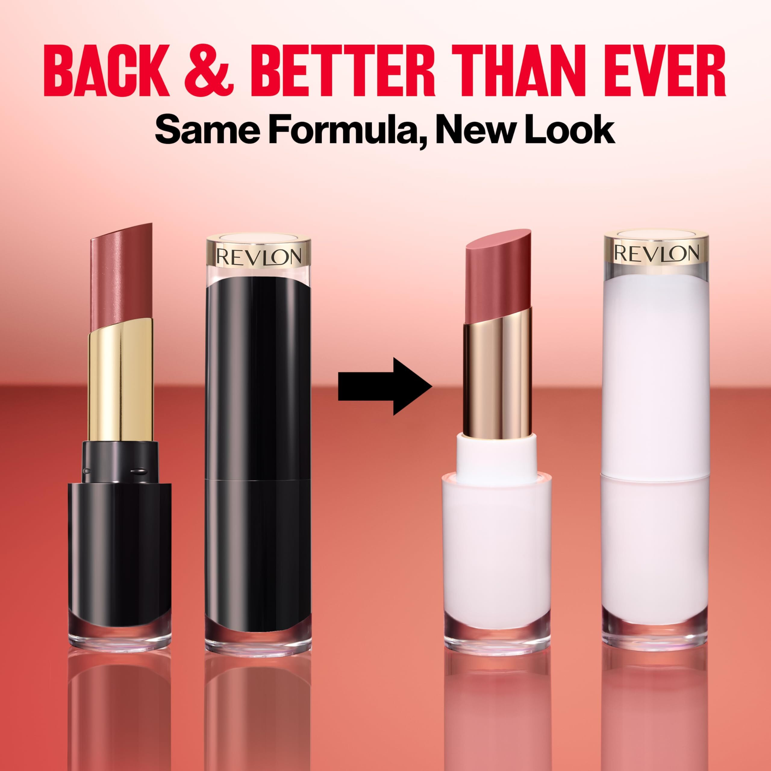 Revlon Super Lustrous Glass Shine Balm  Hydrating Tinted Lipstick  Sheer  Glossy Shiny Finish  002 Pink Flip  0.11 Oz