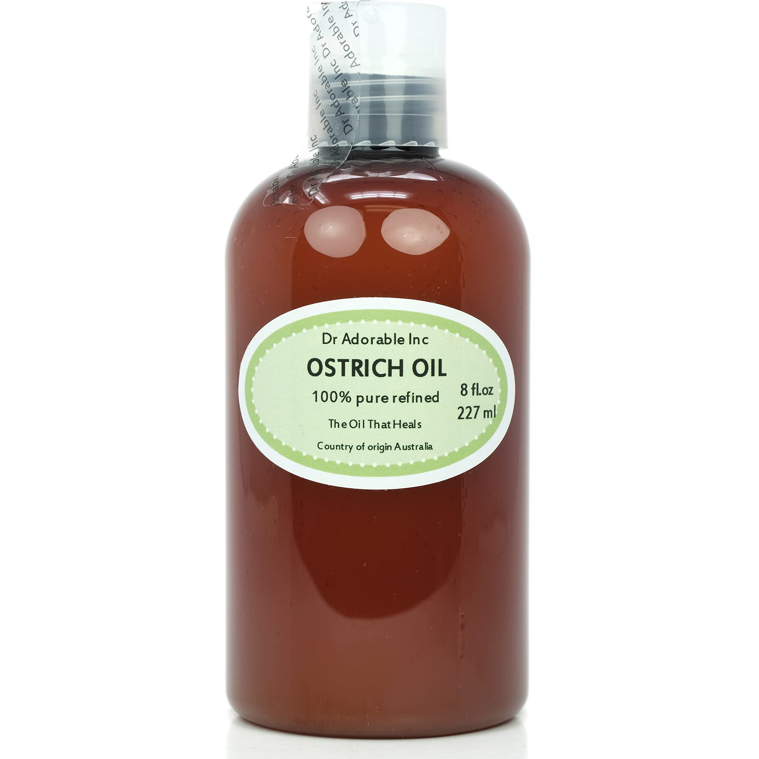 Dr Adorable - 8 Oz - Ostrich Oil - 100% Pure Natural Premium Organic