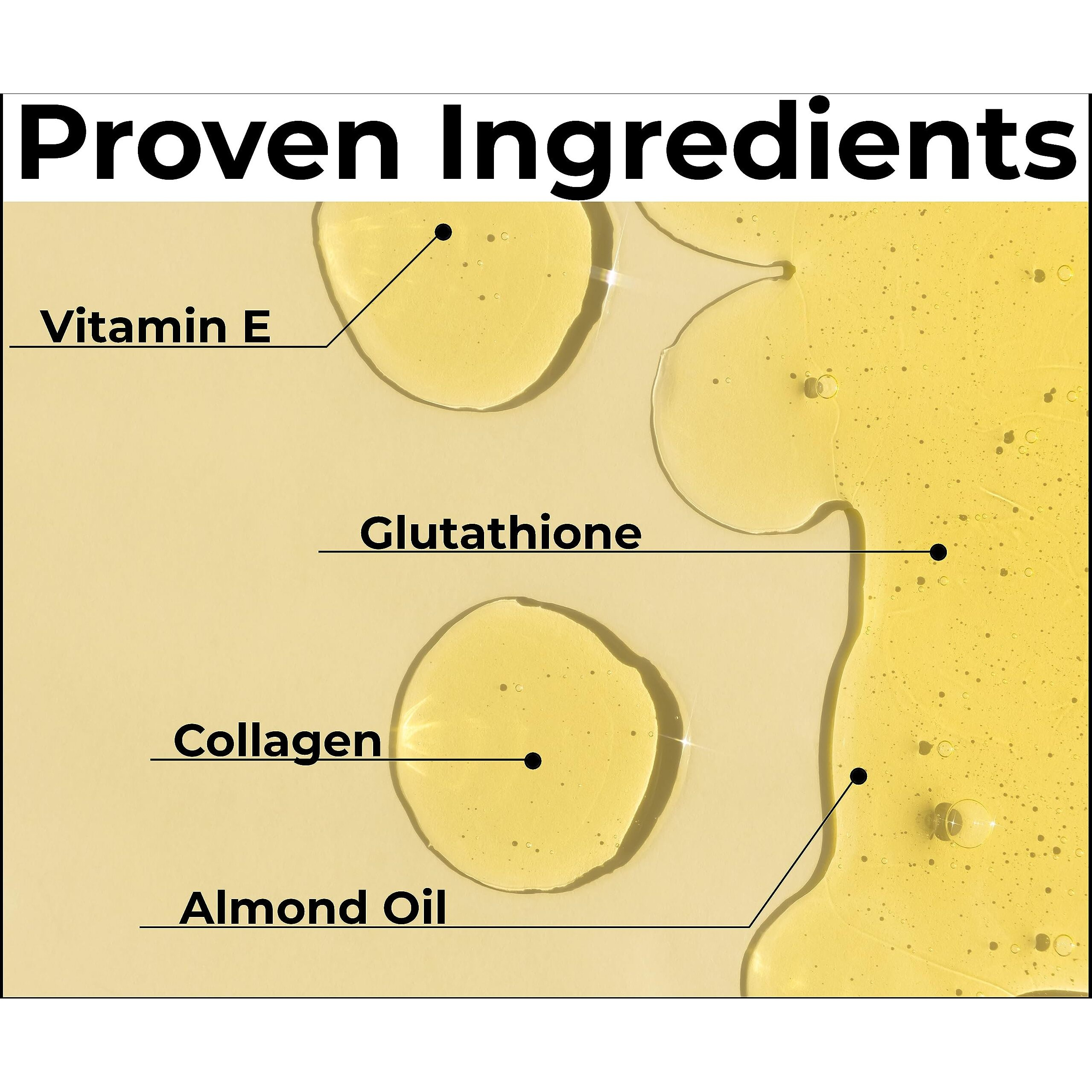 Luxemocha Skin Brightening Body Oil - With Collagen  Glutathione  Almond Oil & Vitamin E |Evens Out Skin Tone  Reduces Fine Lines  Wrinkles And Dark Spots 125Ml/4.2 Fl Oz Bottle