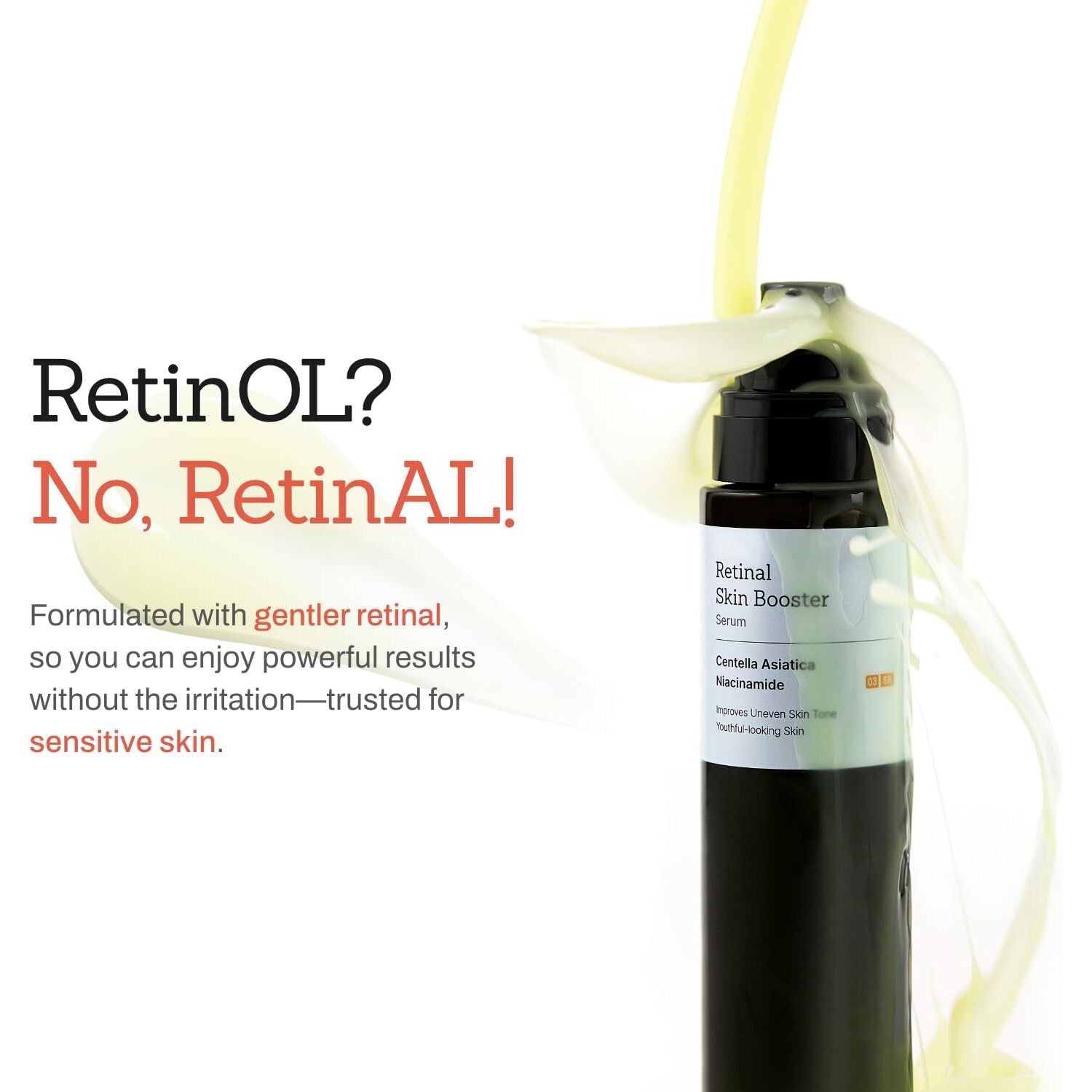 Meditherapy Retinal Skin Booster Serum - Advanced Retinol Serum For Face - Hydrating And Firming Facial Serum For Uneven Skin Tone & Fine Lines - Youthful Radiant Glow With Retinaldehyde - 5.07 Fl.Oz