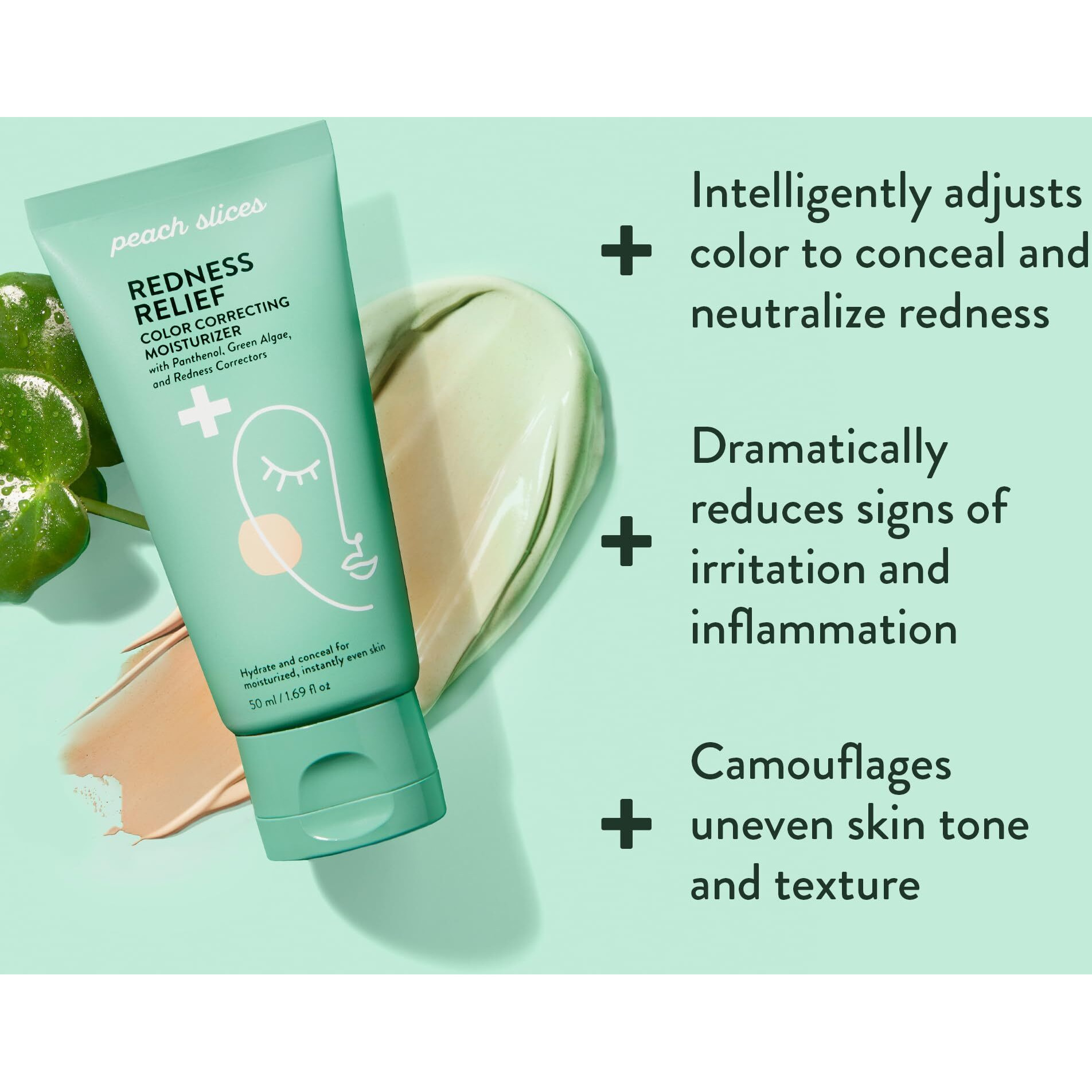 Peach Slices Redness Relief Color Correcting Cream