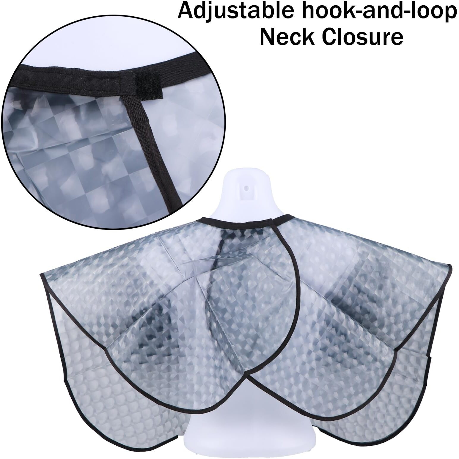 Waterproof Post Surgery Shower Cape Cover Mastectomy Chest Shoulder Arm Shower Protection With Drain Pockets