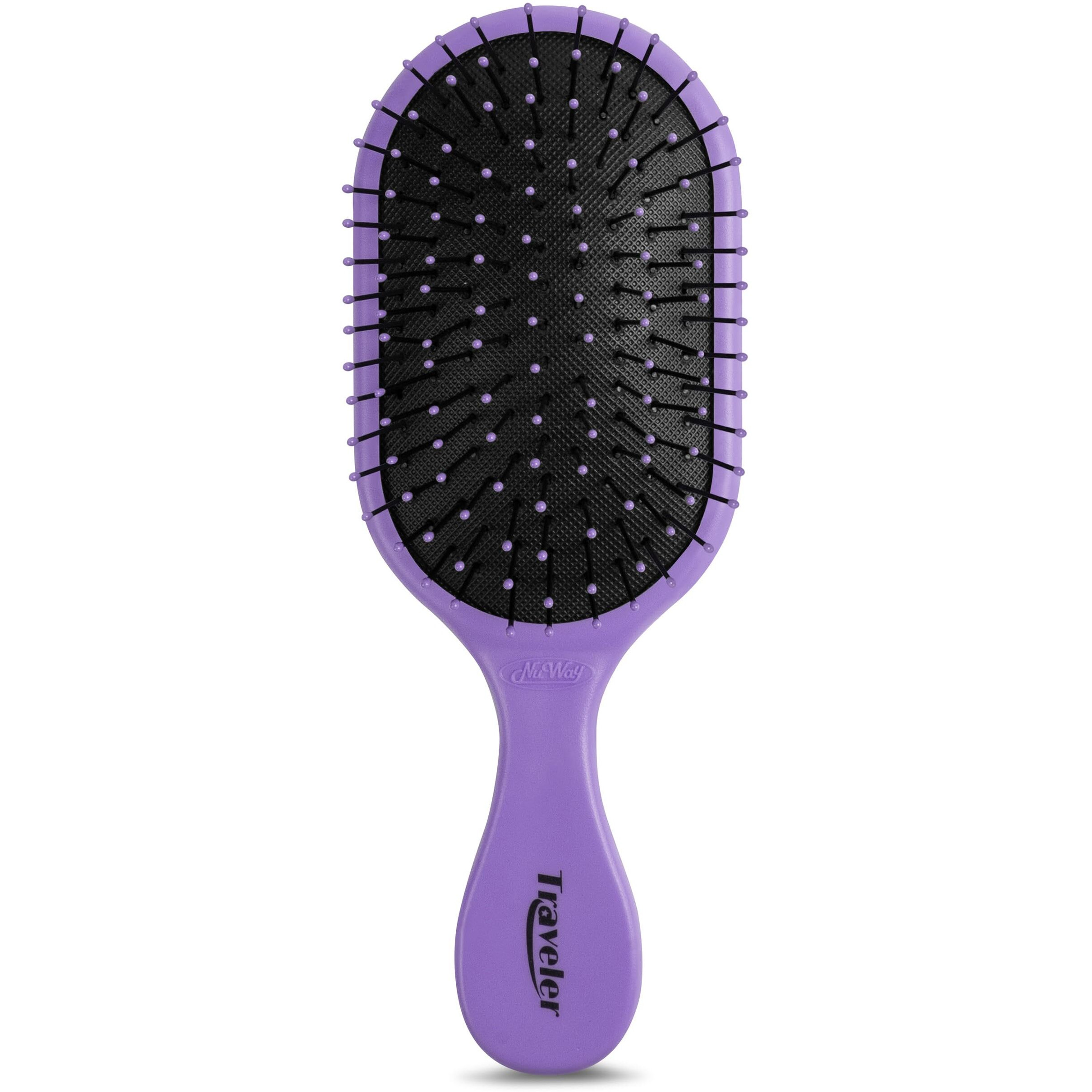 Nuway 4Hair Traveler U.S. And International Patented Travel Brush (Lavender)