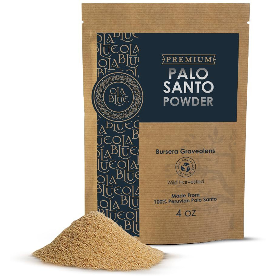 Palo Santo Powder 4Oz Natural And Sustainable From Peru Incense Powder For Smudging  Energy Cleansing  Meditation - Sustainably Harvested Aromatic Resin Organic Incense