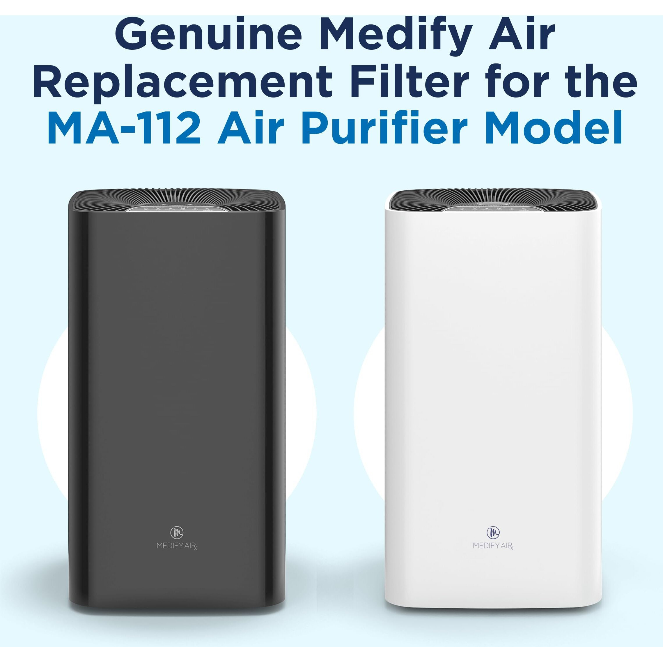 Medify Air Ma-112 Genuine Replacement Filter | For Allergens  Wildfire Smoke  Dust  Odors  Pollen  Pet Dander | 3 In 1 With Pre-Filter  H13 Hepa  And Activated Carbon For 99.7% Removal | 1-Pack