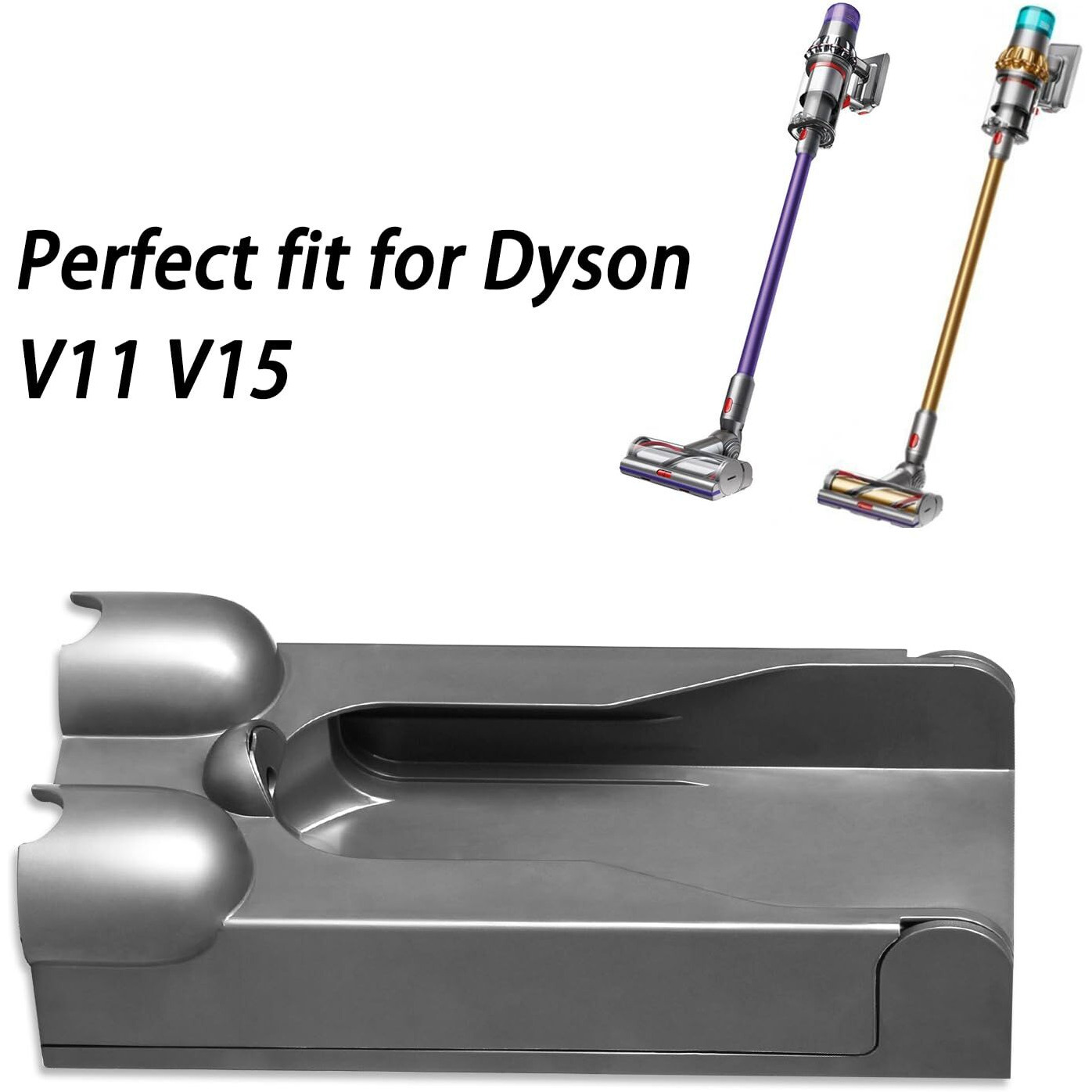 Wall Mount Docking Station Replacement - Compatible With Dyson V11 V15 Vacuum Cleaner Only | Does Not Fit V10 V12 Models