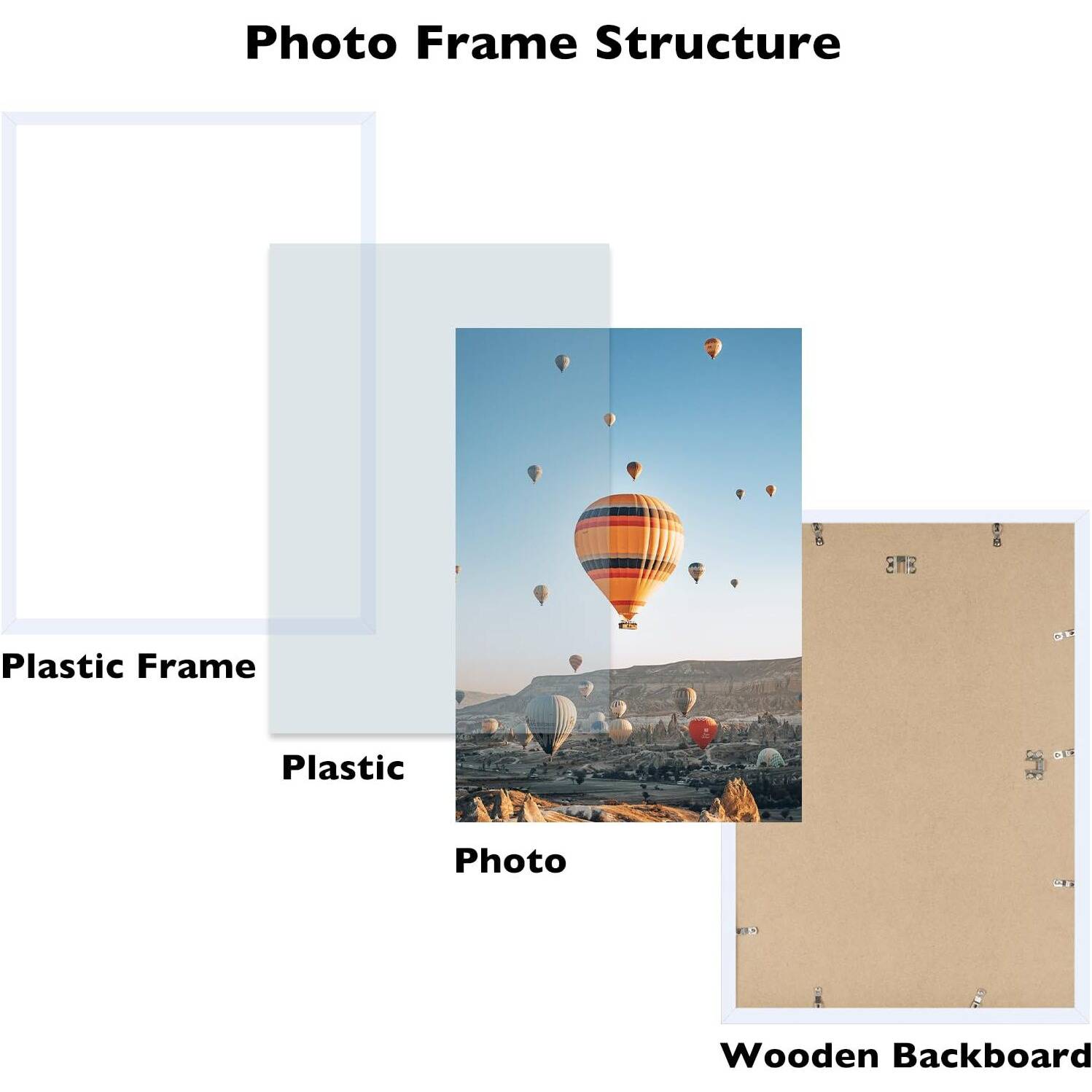 Jcjmy 16X24 Picture Frame Set Of 3 White For Poster Photo Picture And 40X60 Cm Canvas  Horizontal And Vertical Formats For Wall Hanging  16 X 24 Wall Gallery Poster Photo Frame 3 Pack  White