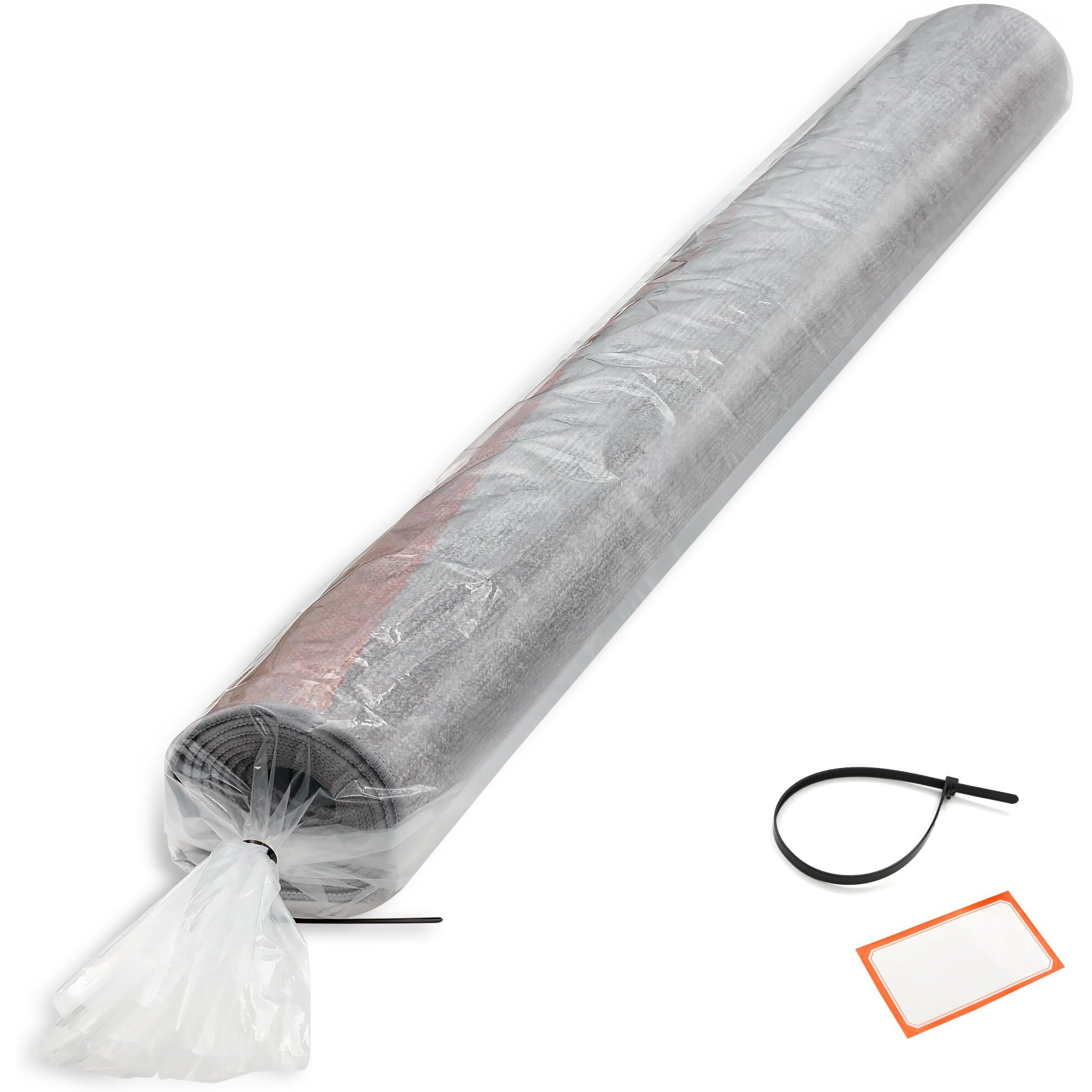 Heavy Duty Rug Storage Bag - Reusable Rug Shipping Bag  Waterproof Plastic Rug Cover - Fits Rolled Carpet Up To 9 X 12 Feet  4 Mil Thick Tear Proof Plastic Storage Bag - 1 Clear Bag  130 X 26 Inches