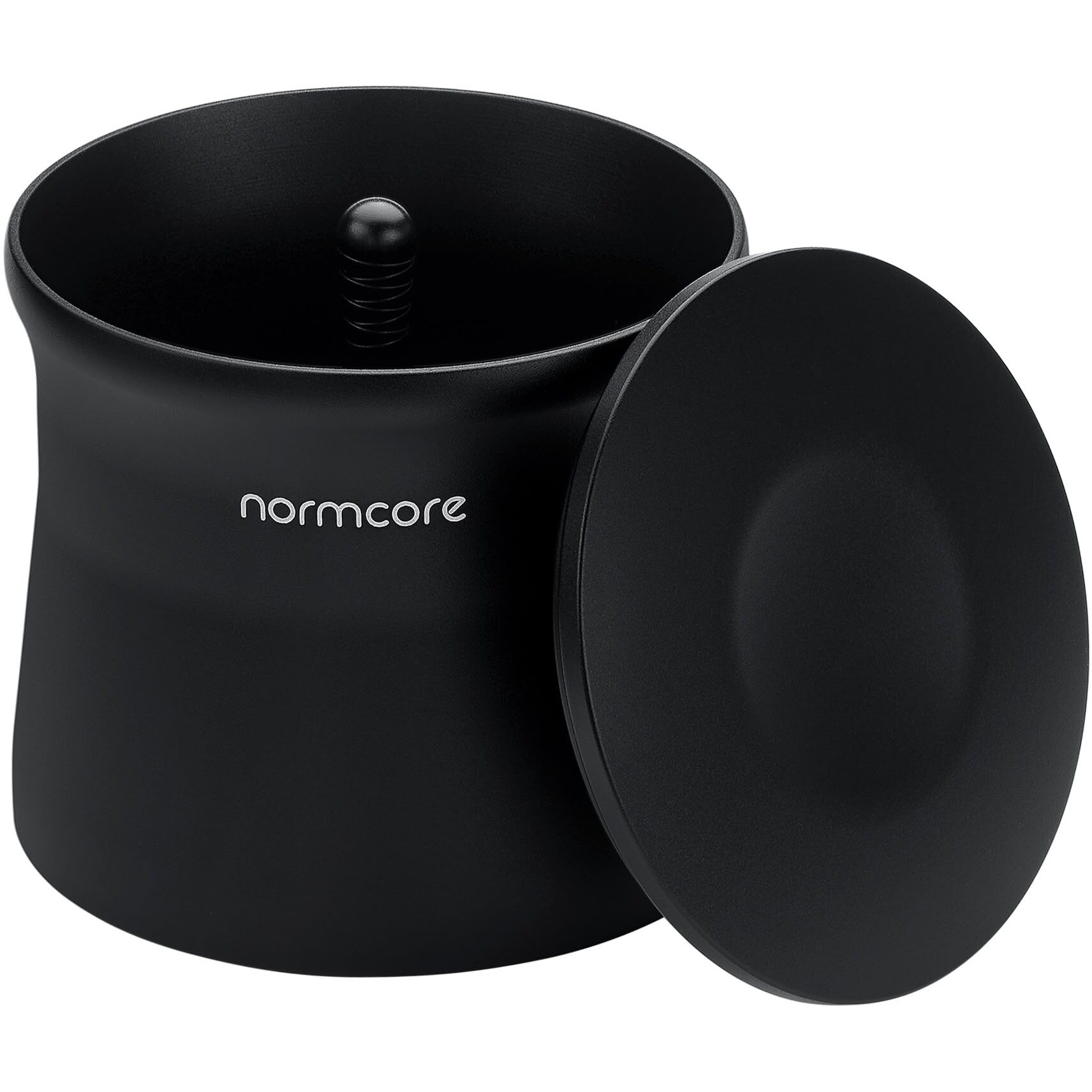 Normcore 58Mm Magnetic Dosing Cup  Espresso Portafilter Dosing Cup  Barista Coffee Grinder Dosing Tools Fit 58Mm Portafilter Basket  Matte Black Anodized Aluminum