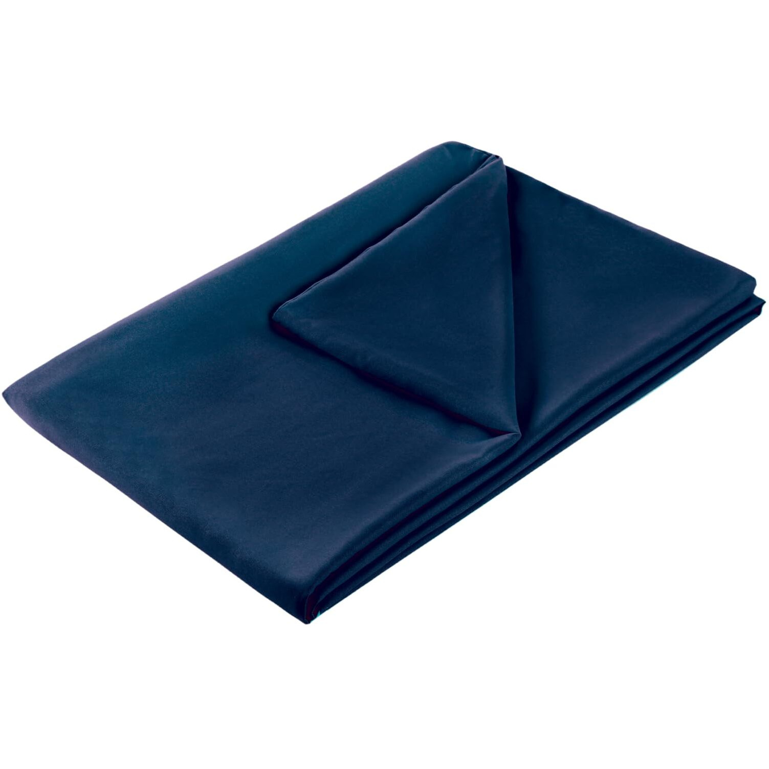 Uhobecap Weighted Blanket Cover  60 * 80  Dark Blue  Cover For Weighted Blanket 60X80  Duvet Cover For Weighted Blanket  With Zipper Closure  With 8 Ties