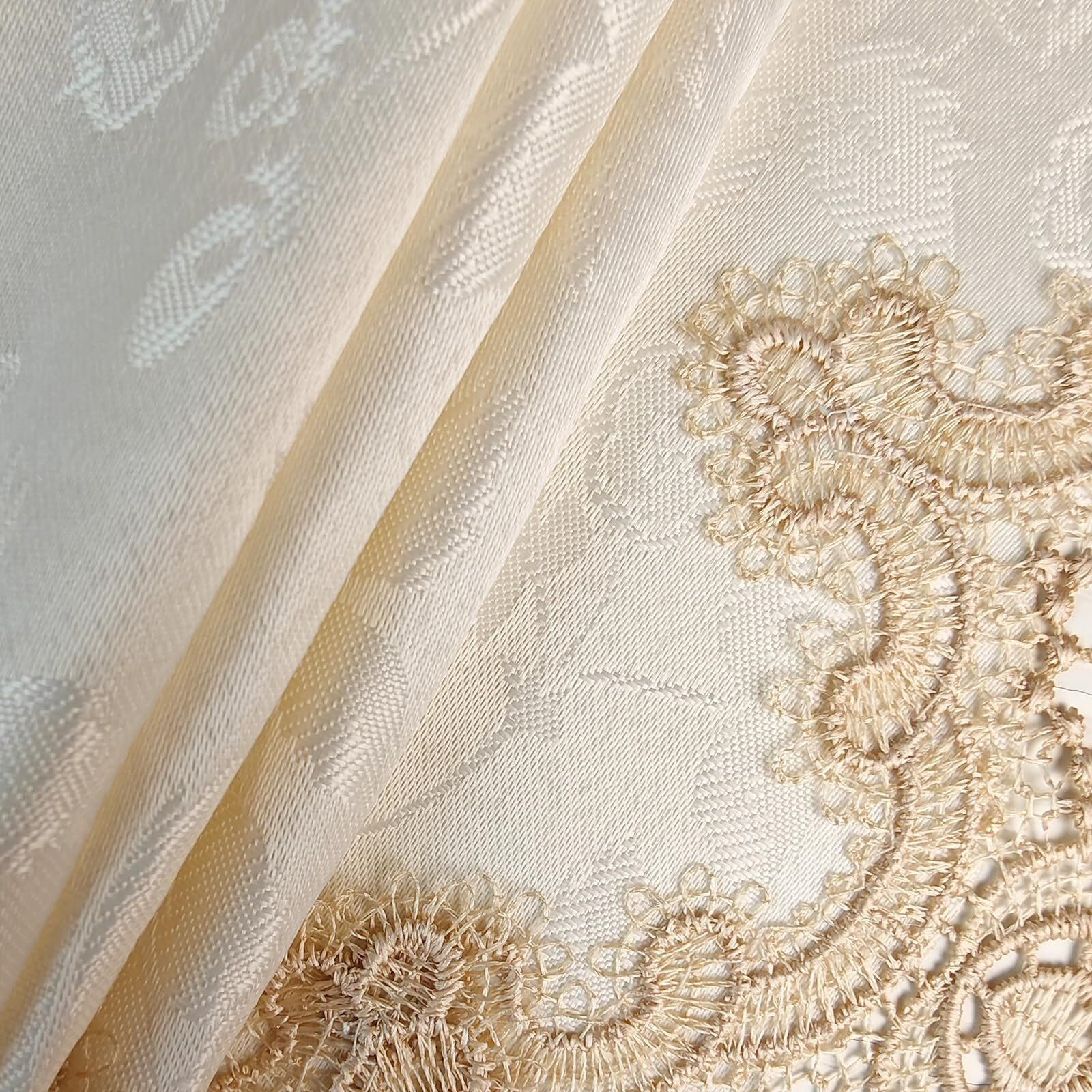 Comfeeling Bedside Tablecloth Lace Doilies For Side Table Cloth Runner Tabletop Dust Cover Bedroom Nightstand Decor