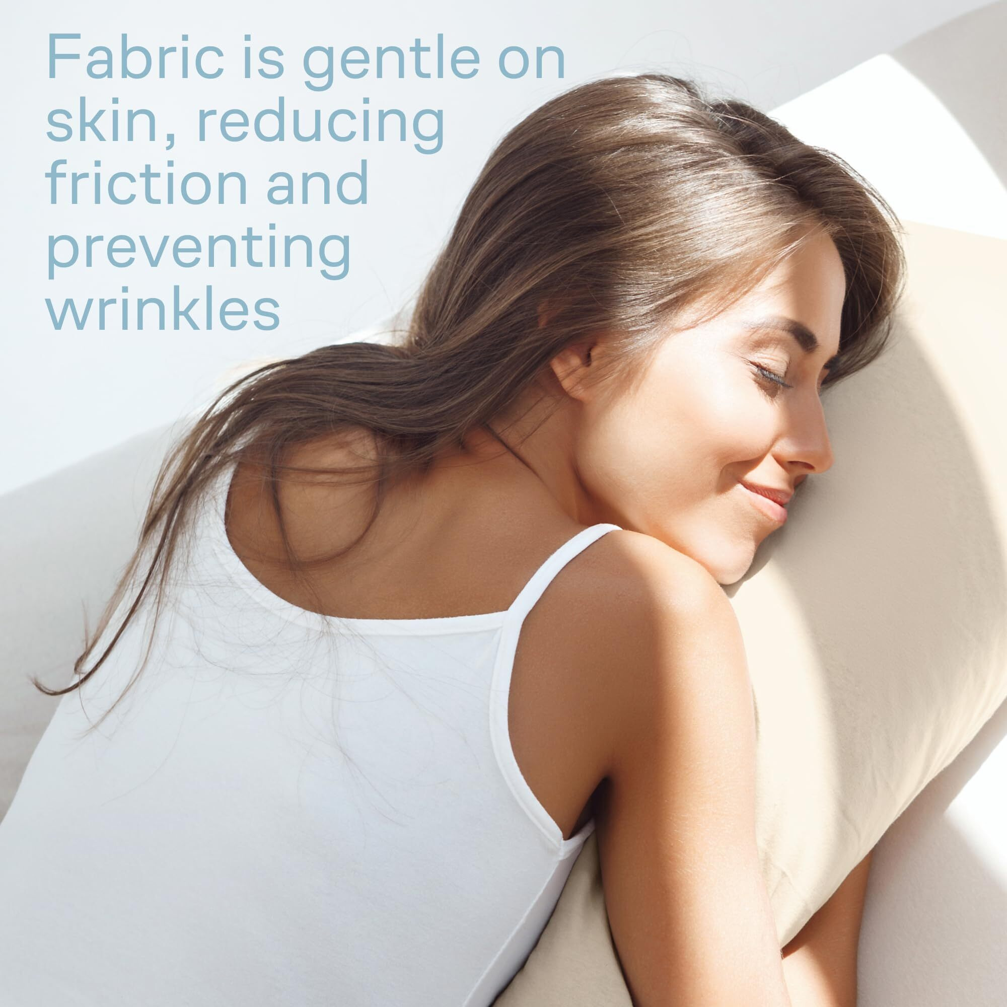 Niagara Set Of 2 Cooling Pillow Cases Queen Size  Coolspan Technology Q-Max 0.4 Cooling Pillowcases For Hot Sleepers  Hidden Zipper Pillow Covers  Soft  Anti-Static (20X30'') - Cream White