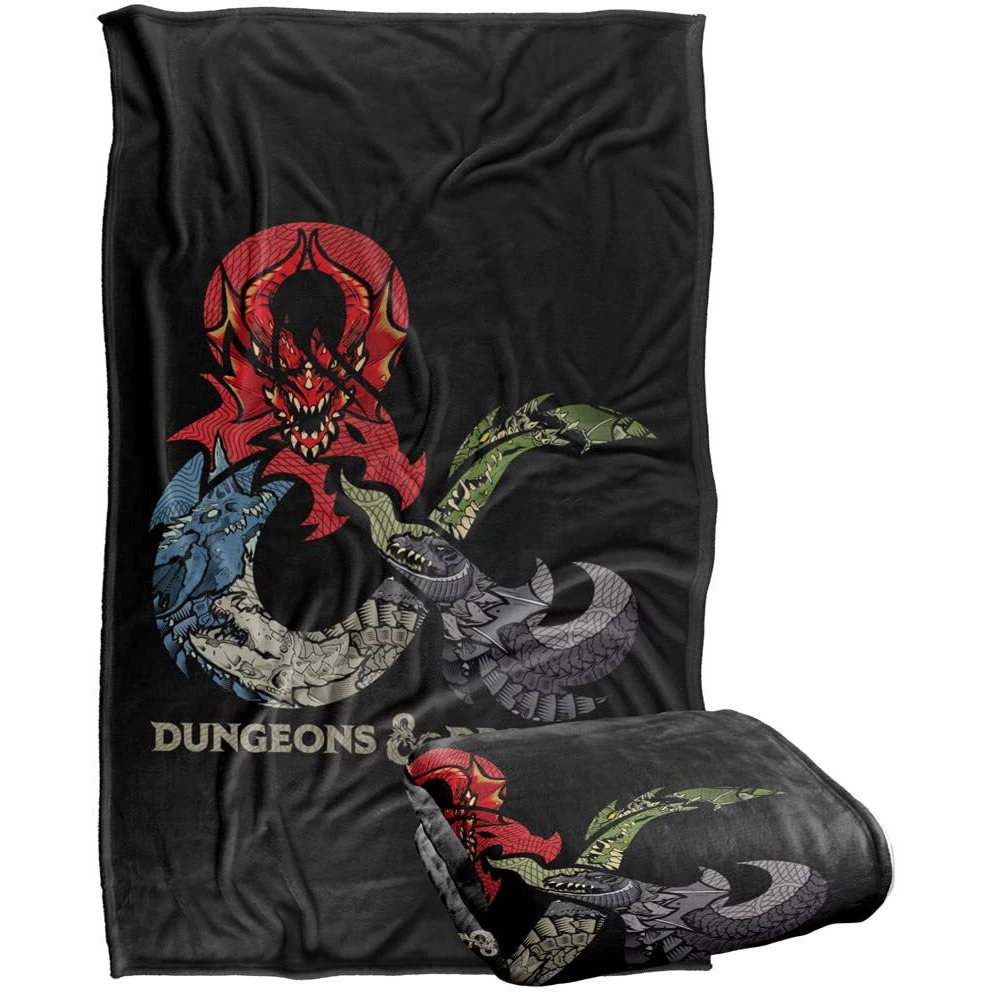 Dungeons And Dragons Dragons In Dragons Silky Touch Super Soft Throw Blanket 36"" X 58""