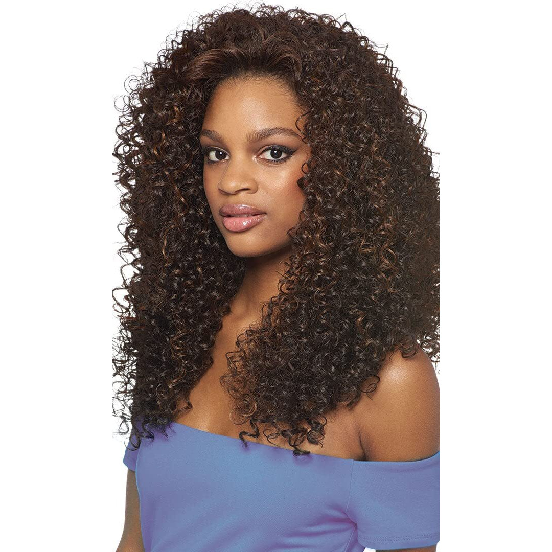 Outre Synthetic Hair Half Wig Quick Weave Batik Dominican Curly (Dr30)