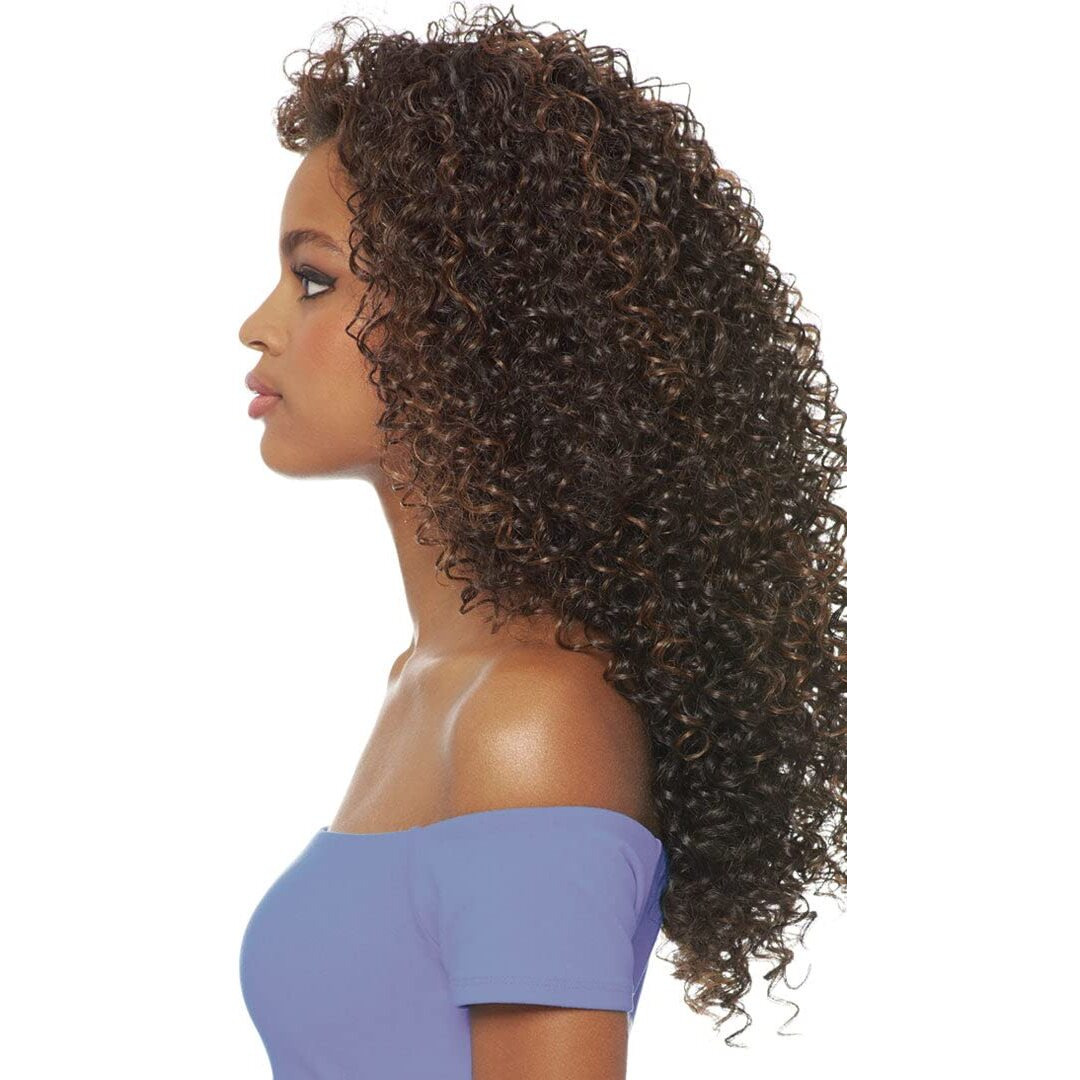 Outre Synthetic Hair Half Wig Quick Weave Batik Dominican Curly (Dr30)