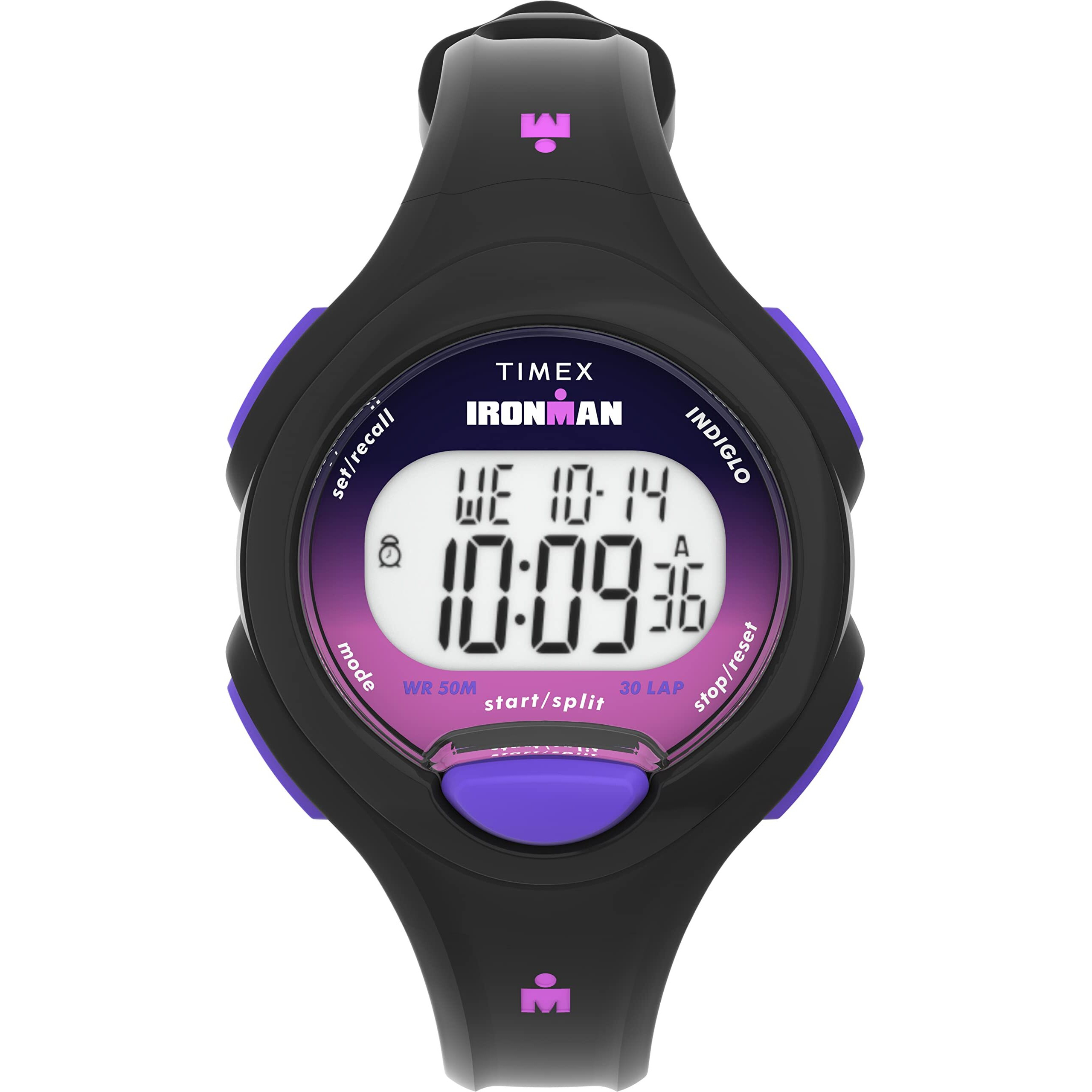 Timex Women's Ironman Triathlon Essential 34Mm Watch - Black Strap Digital Dial Black Case