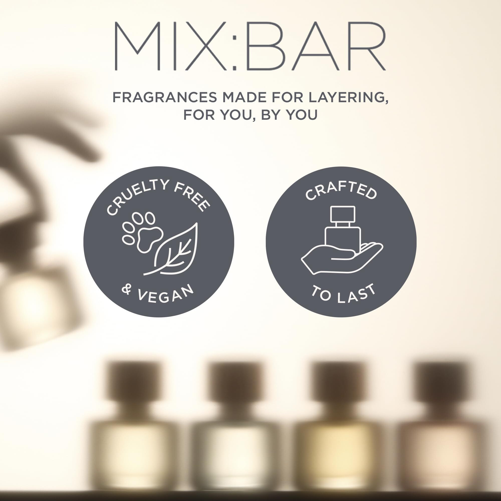 MixBar Vanilla Bourbon Hair + Body Mist + Bedroom Linen Spray  2.5 Oz