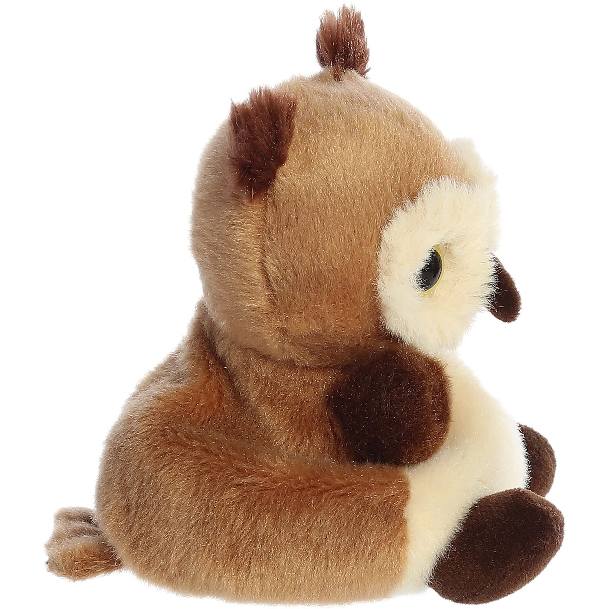 Aurora Adorable Palm Pals Barnie Owl Stuffed Animal - Pocket-Sized Play - Collectable Fun - Brown 5 Inches
