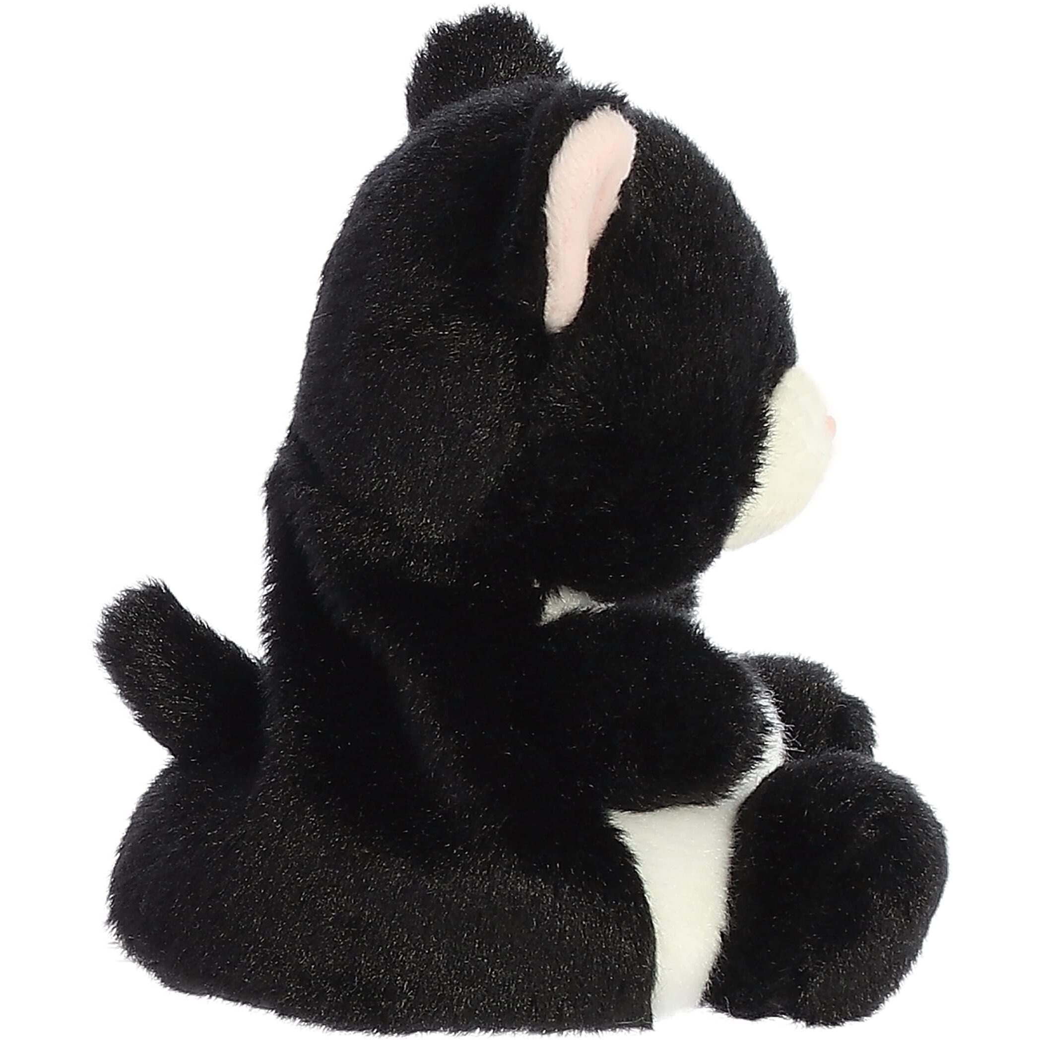 Aurora Adorable Palm Pals Cricket Cat Stuffed Animal - Pocket-Sized Play - Collectable Fun - Black 5 Inches