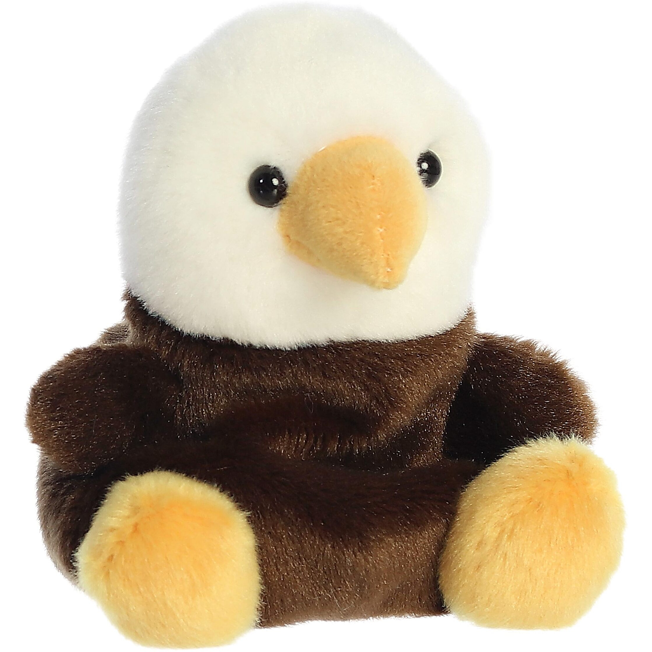 Aurora Adorable Palm Pals Murphy Bald Eagle Stuffed Animal - Pocket-Sized Play - Collectable Fun - Brown 5 Inches