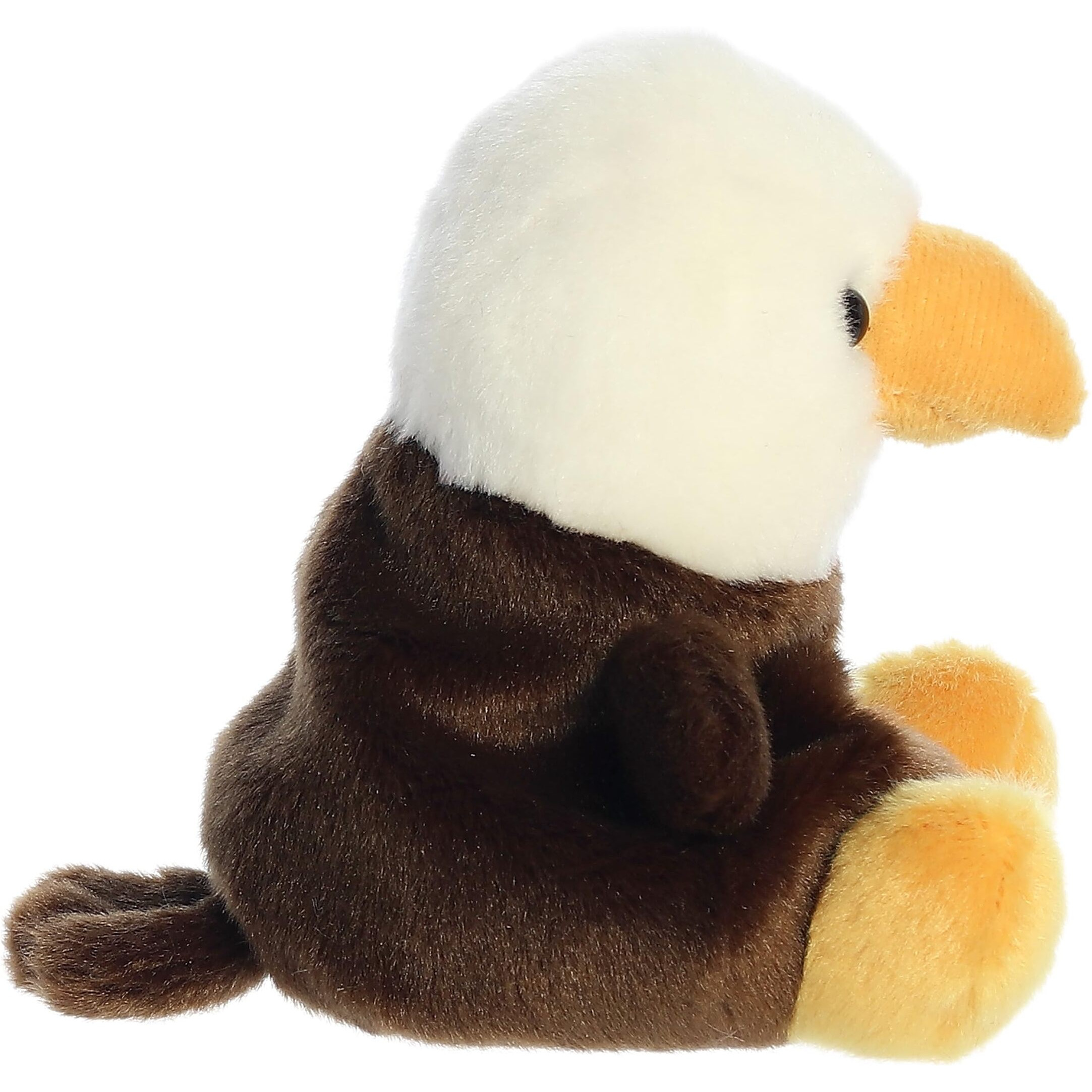 Aurora Adorable Palm Pals Murphy Bald Eagle Stuffed Animal - Pocket-Sized Play - Collectable Fun - Brown 5 Inches