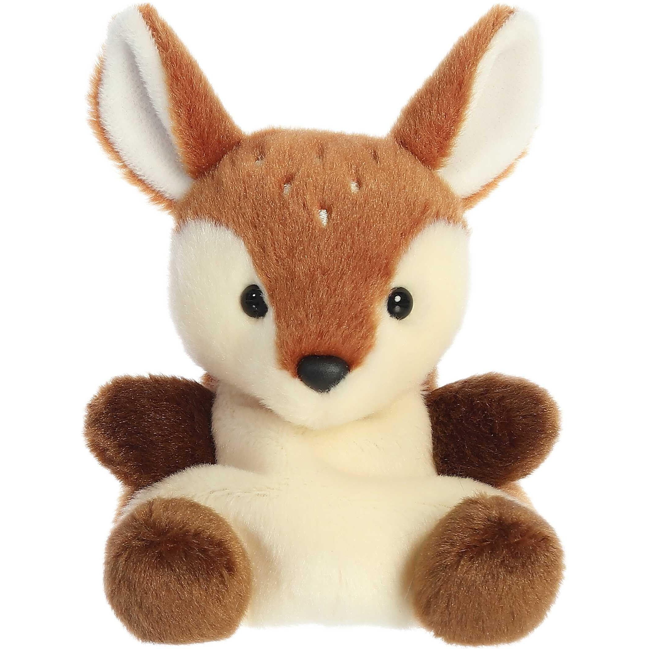 Aurora Adorable Palm Pals Dalia Fawn Stuffed Animal - Pocket-Sized Play - Collectable Fun - Brown 5 Inches