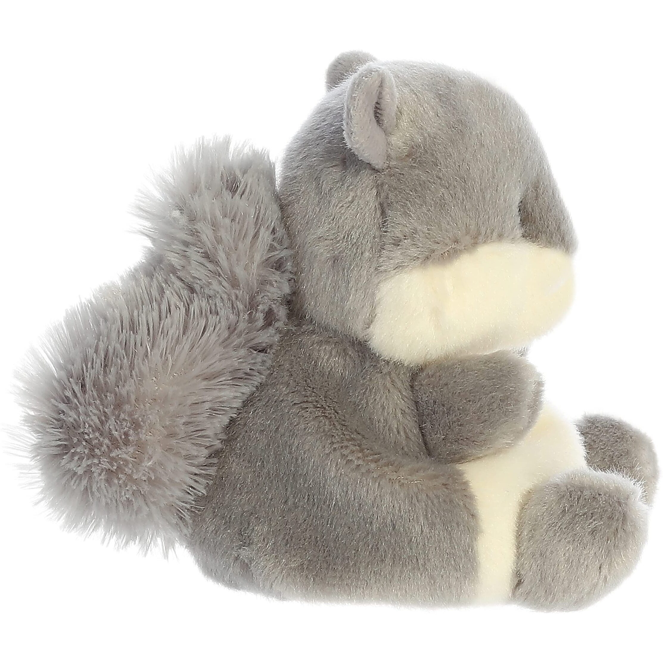 Aurora Adorable Palm Pals Gus Grey Squirrel Stuffed Animal - Pocket-Sized Play - Collectable Fun - Gray 5 Inches