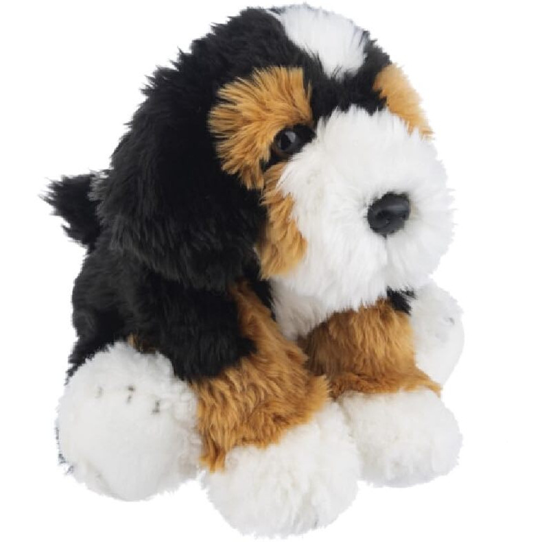 Ganz The Heritage Collection Bernedoodle  Multicolor  12-Inches Length  Plush  Stuffed Animals And Teddy Bears For Kids  H14823
