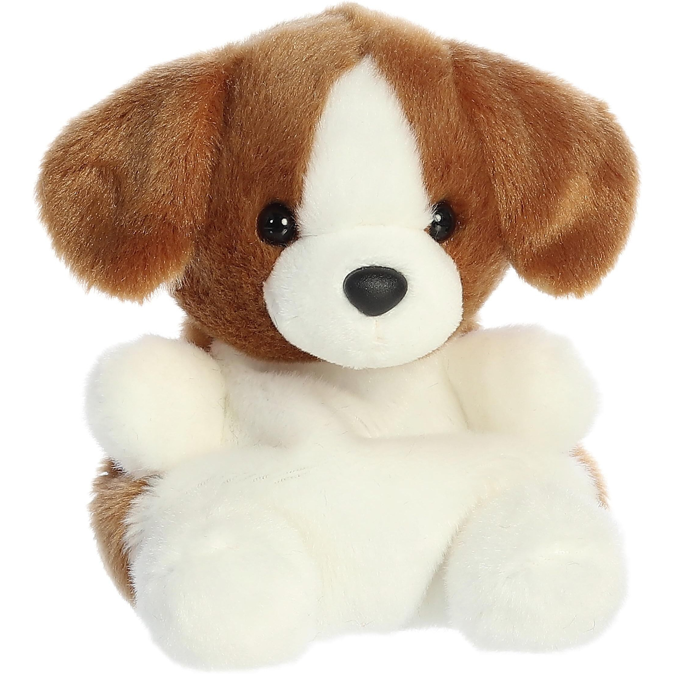 Aurora Adorable Palm Pals Buster Beagle Stuffed Animal - Pocket-Sized Play - Collectable Fun - Brown 5 Inches