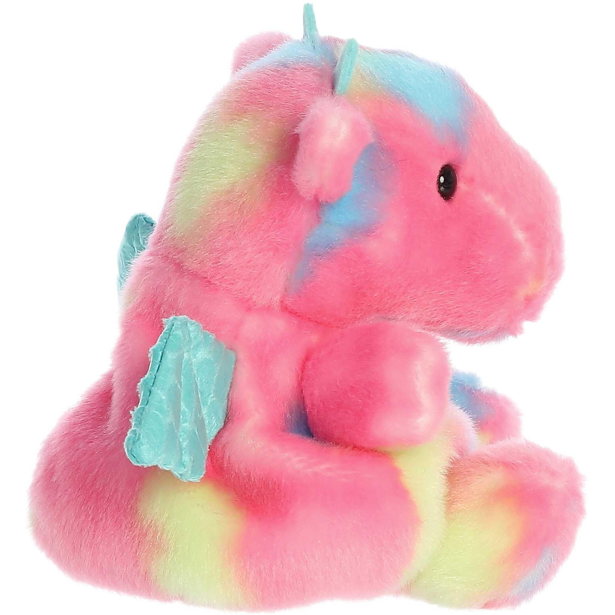 Aurora Adorable Palm Pals Anya Dragon Stuffed Animal - Pocket-Sized Play - Collectable Fun - Pink 5 Inches