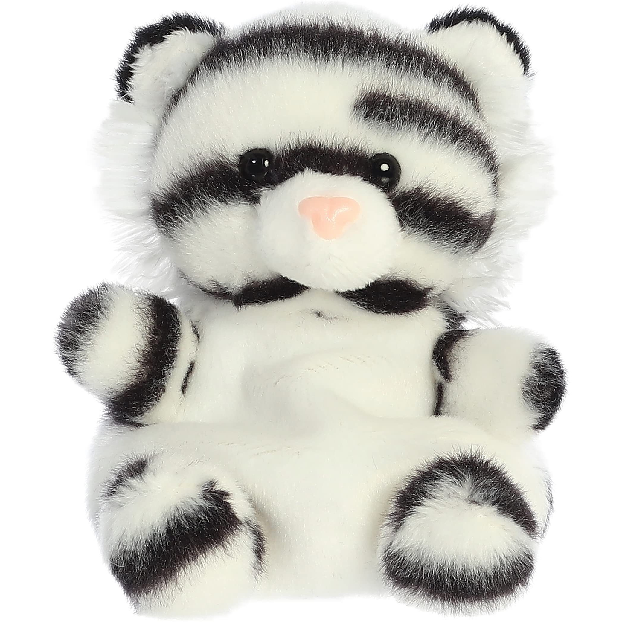 Aurora Adorable Palm Pals Kira White Tiger Stuffed Animal - Pocket-Sized Play - Collectable Fun - White 5 Inches