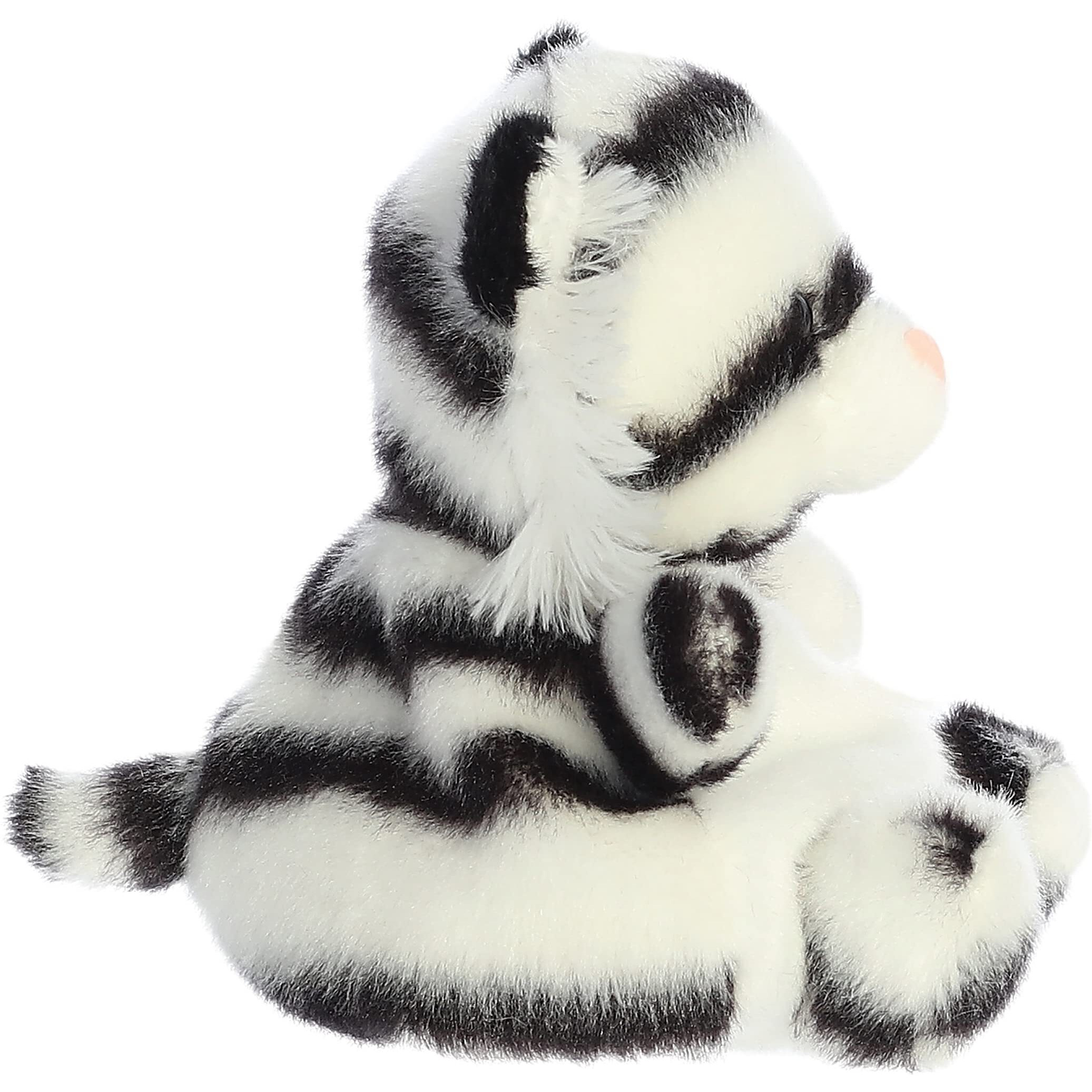 Aurora Adorable Palm Pals Kira White Tiger Stuffed Animal - Pocket-Sized Play - Collectable Fun - White 5 Inches