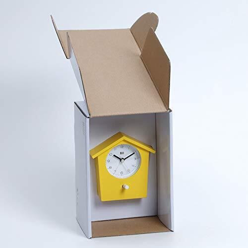 Kookoo Earlybird Yellow  Birdsong Alarm Clock (Original Field Recordings) Or A Three-Tone Gong