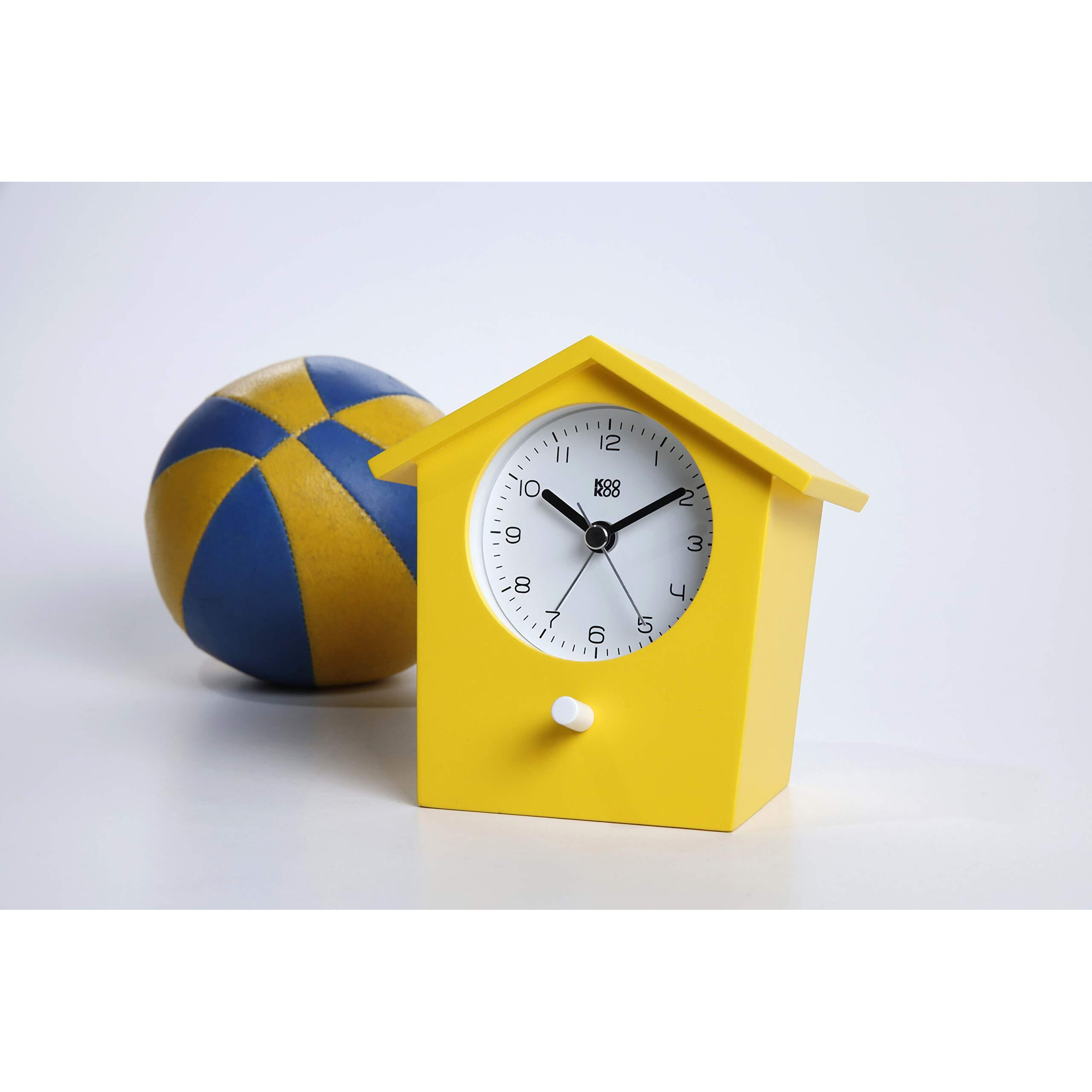 Kookoo Earlybird Yellow  Birdsong Alarm Clock (Original Field Recordings) Or A Three-Tone Gong