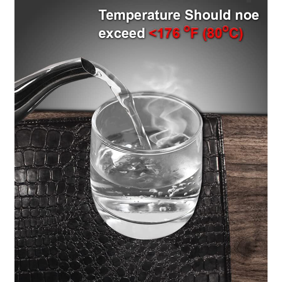 Faux Leather Placemats For Dinner Table - Pack Of 4 (Black (Crocodile))