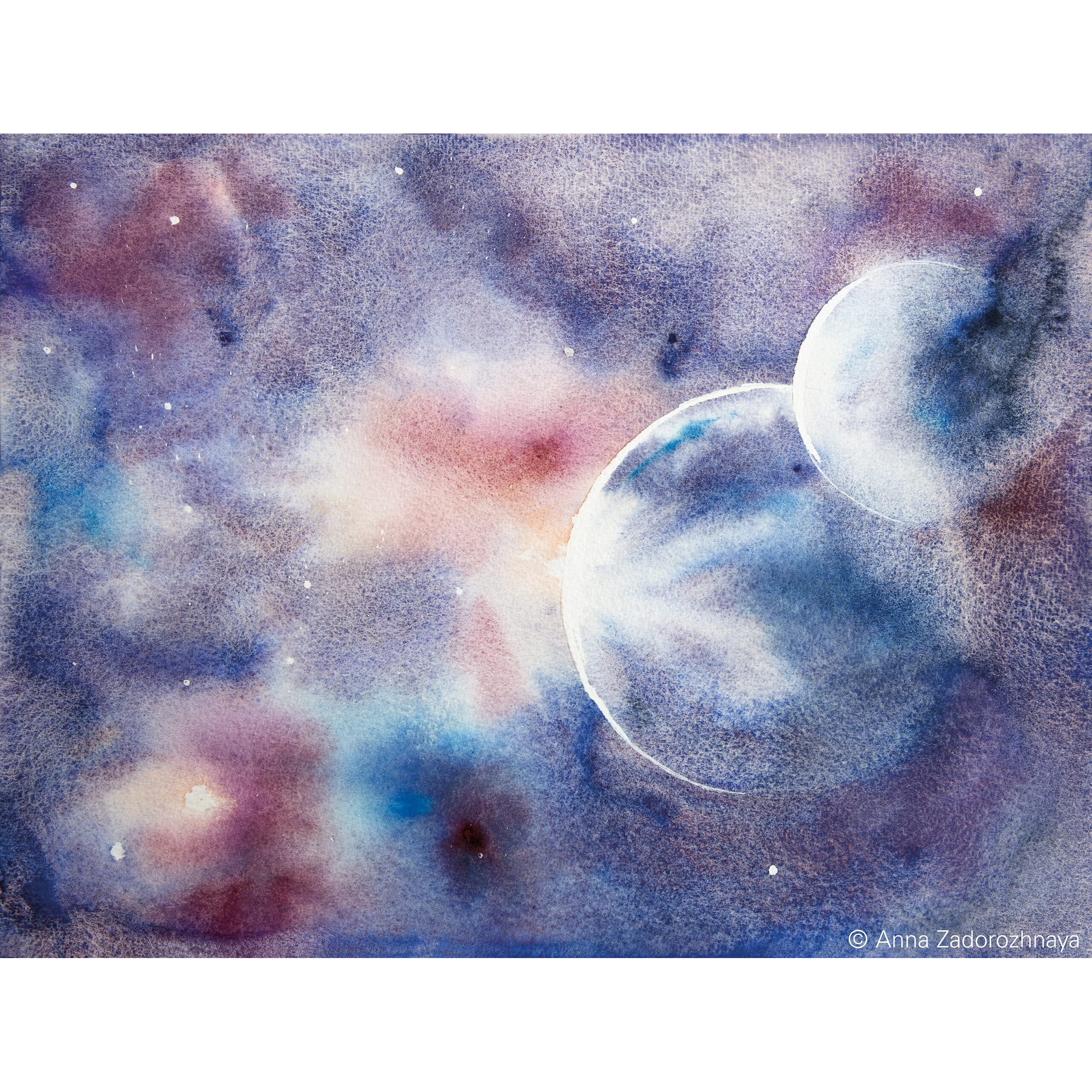 Schmincke - Horadam Aquarell  Super Granulation  14 975 006 Galaxie Black  15 Ml Tube  Very Strong Granulating Colors  Finest  Super Granulating Watercolors