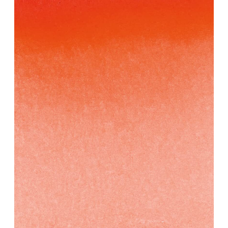 Schmincke 14360043 Watercolor Pans  Permanent Red Orange  Full Pan