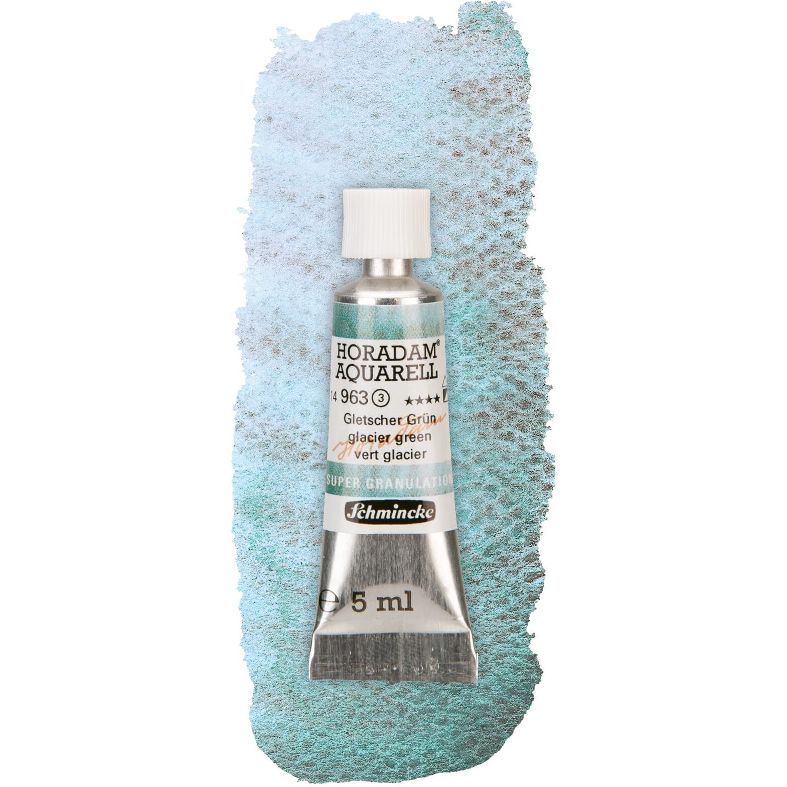 Schmincke Horadam Aquarell  Super Granulation Trio Glacier  5 Ml Tubes  74 616 097  Cardboard Set  Very Strong Granulating Colors  Finest  Super Granulating Watercolors