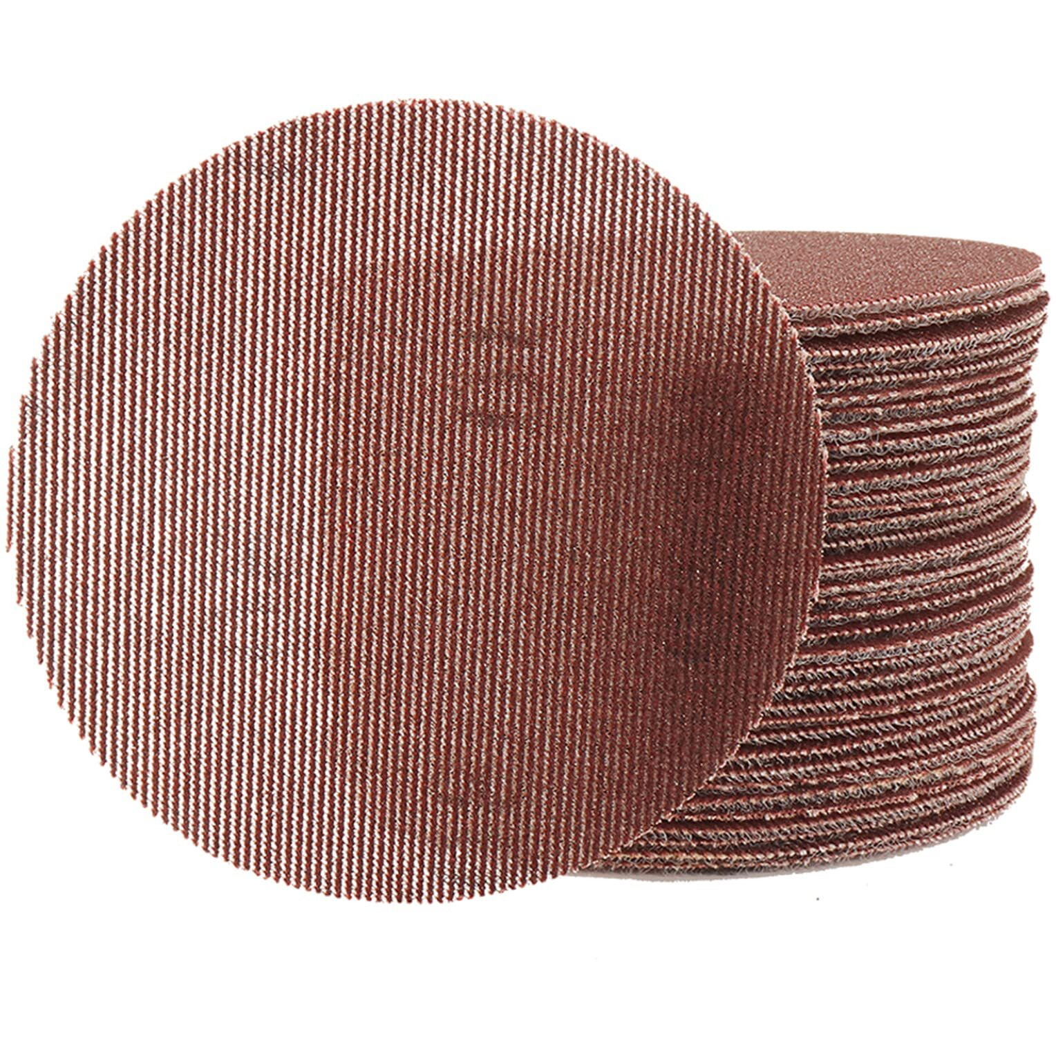 Baiwen 20Pcs 5 Inch Mesh Hook & Loop Sanding Discs 80 120 180 240 600 Assort Grit Dust Free Abrasive Net Sander Disc Anti-Blocking Long-Lasting Mesh Sanding Pads  Sandpaper For Wood Furniture Floor