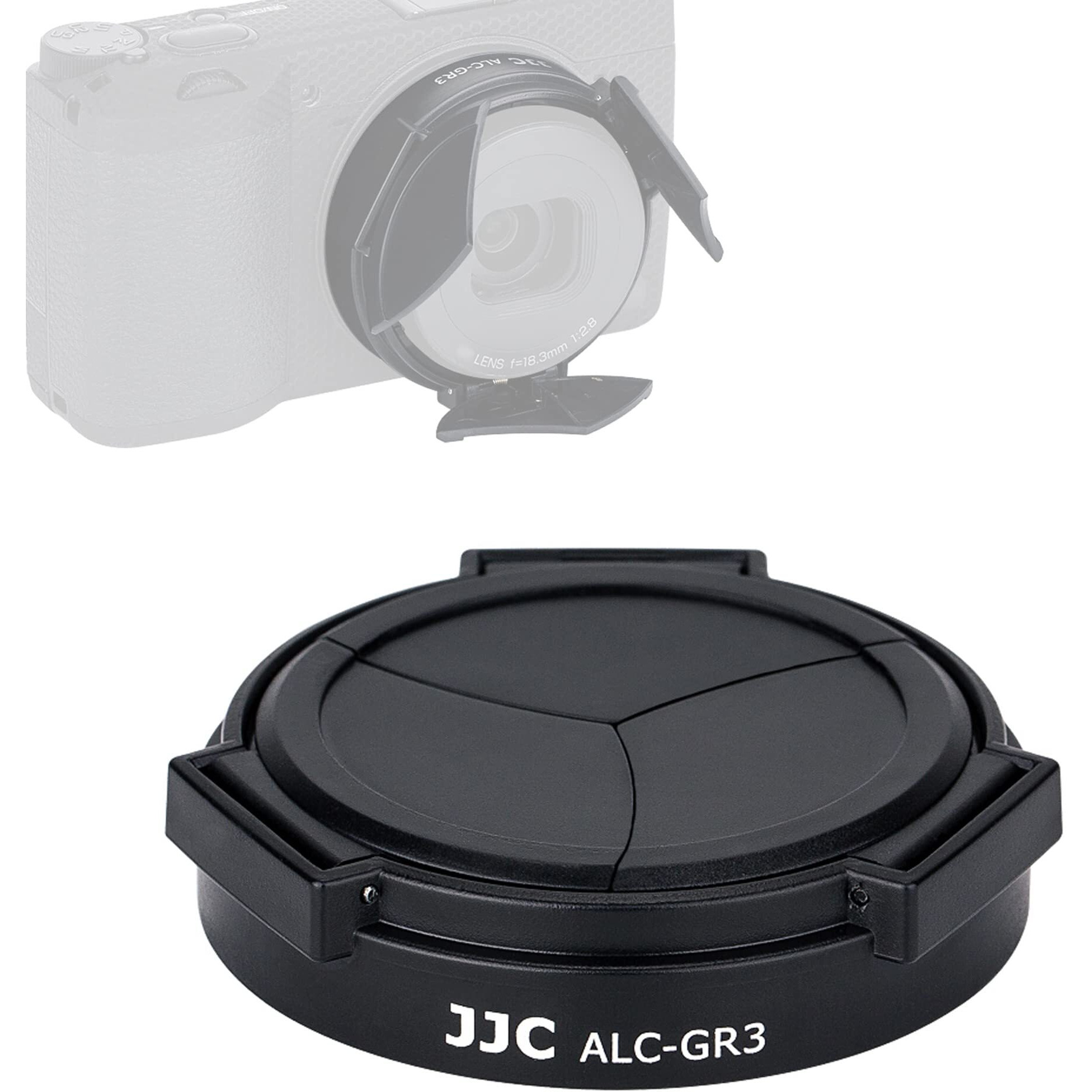 Gr3 Auto Lens Cap  Gr Iii Cap  Jjc Alc-Gr3 Auto Lens Cap Open & Close Automatically Griii Lens Cap  Compatible With Ricoh Griii Gr 3 Camera