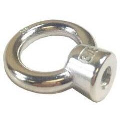 2 Pieces 316 Stainless Steel Lifting Eye Nut 3/8"" Unc Marine Grade (3/8"" - 2 Pk)