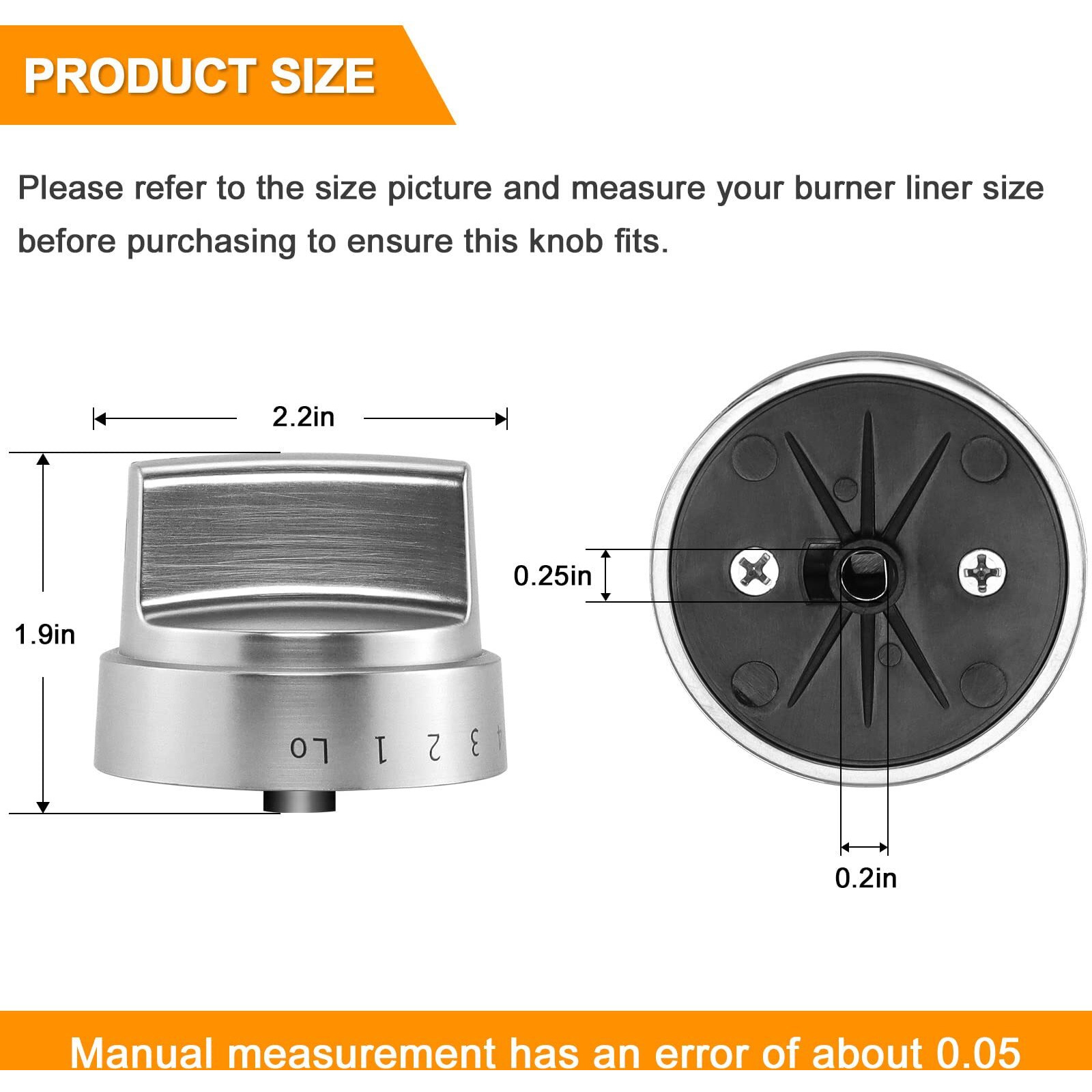 Ami Parts Fits For Ge Stove Knobs Replacement Wb03X24818 Compatible With Ge Gas Range Stove Knobs - (Not Universal) Replace 4363588 Ap5989029 Ps11729081 Eap11729081 5-Pack B09Y8Mtwz2
